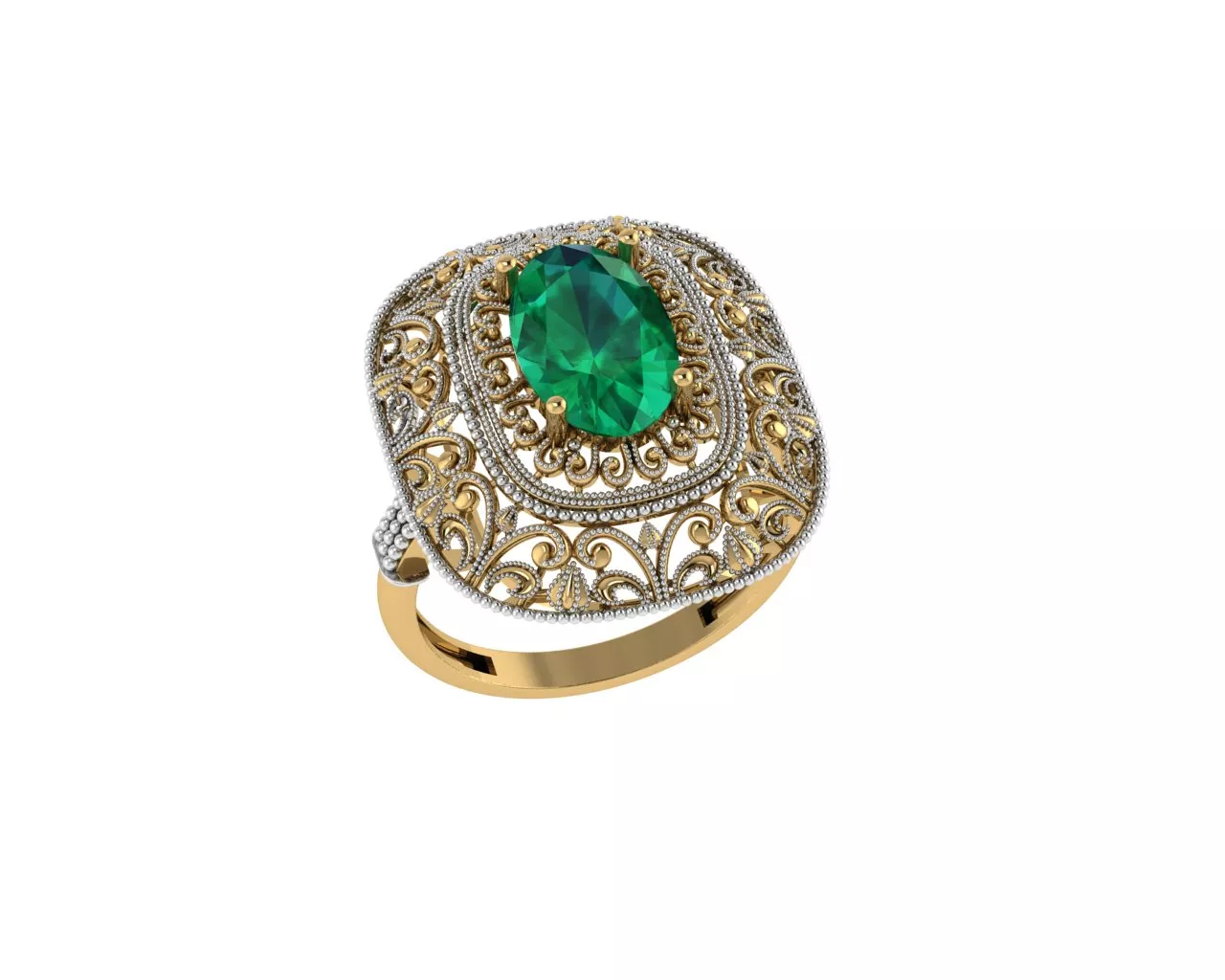 Indian Traditional Rings 3D print model