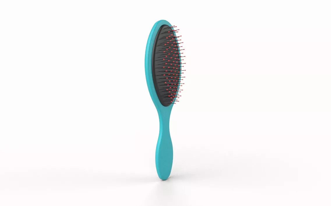 Hair Brush M01 Low-poly 3D model