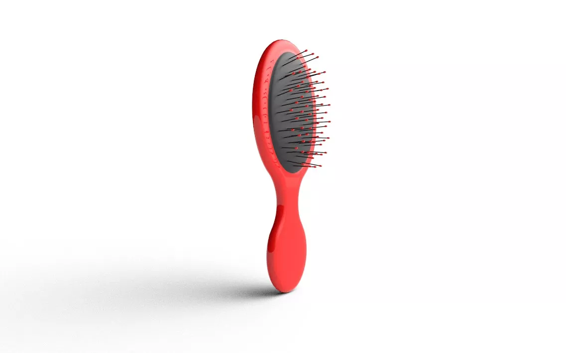 Hair Brush M02 Low-poly 3D model