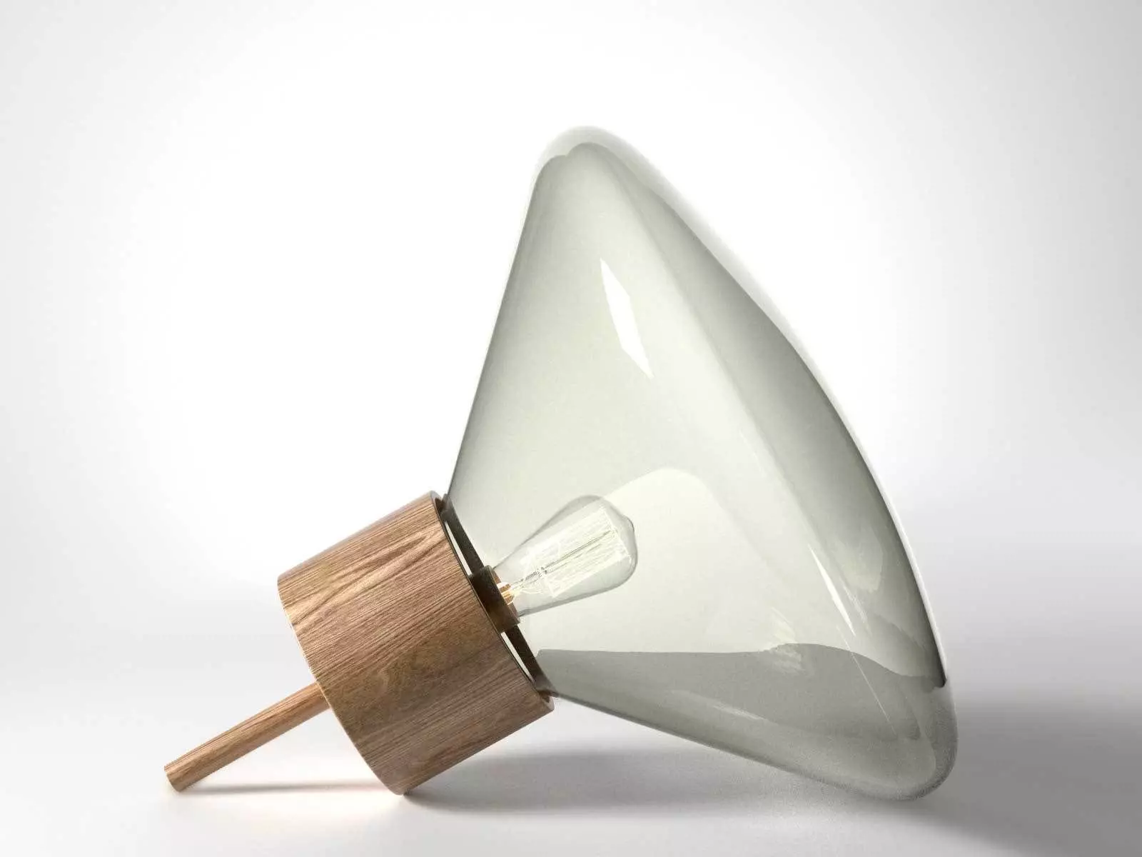 Muffins Wood 03A D530 H526 Table Lamp Free 3D model