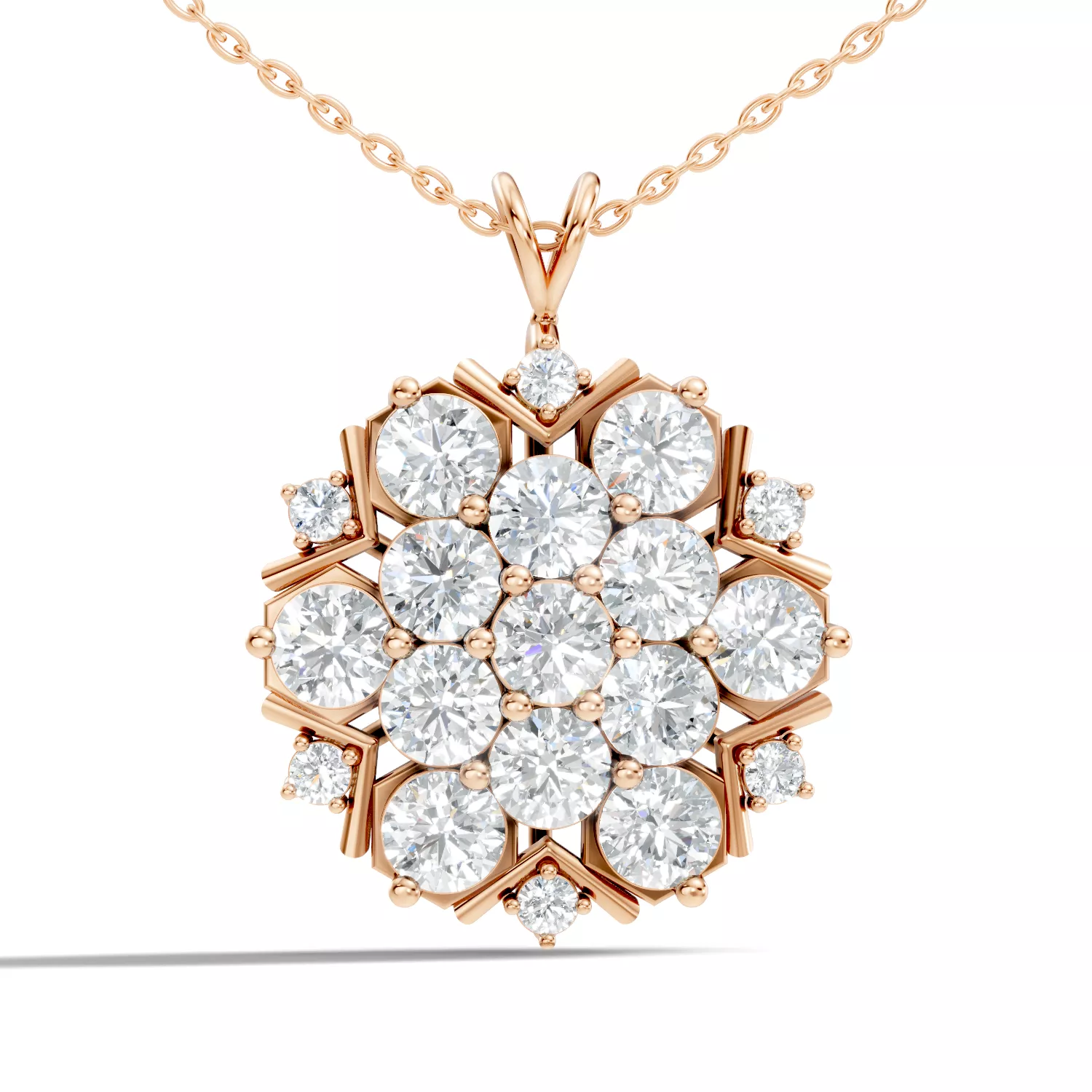 Diamond Pendant 3D print model