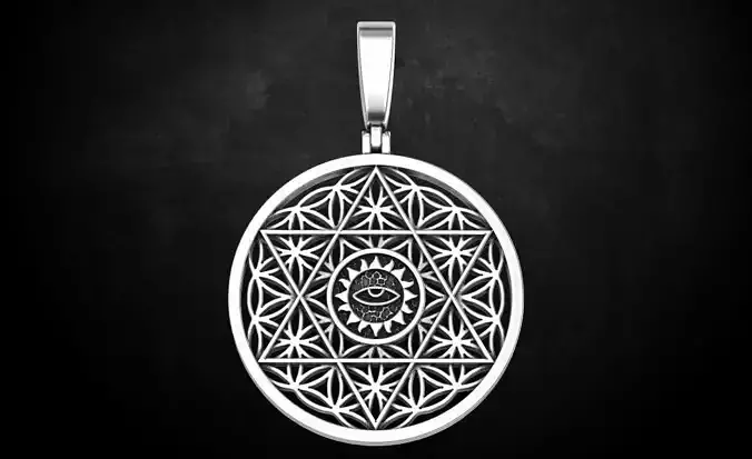 FLOWER OF LIFE PENDANT 83