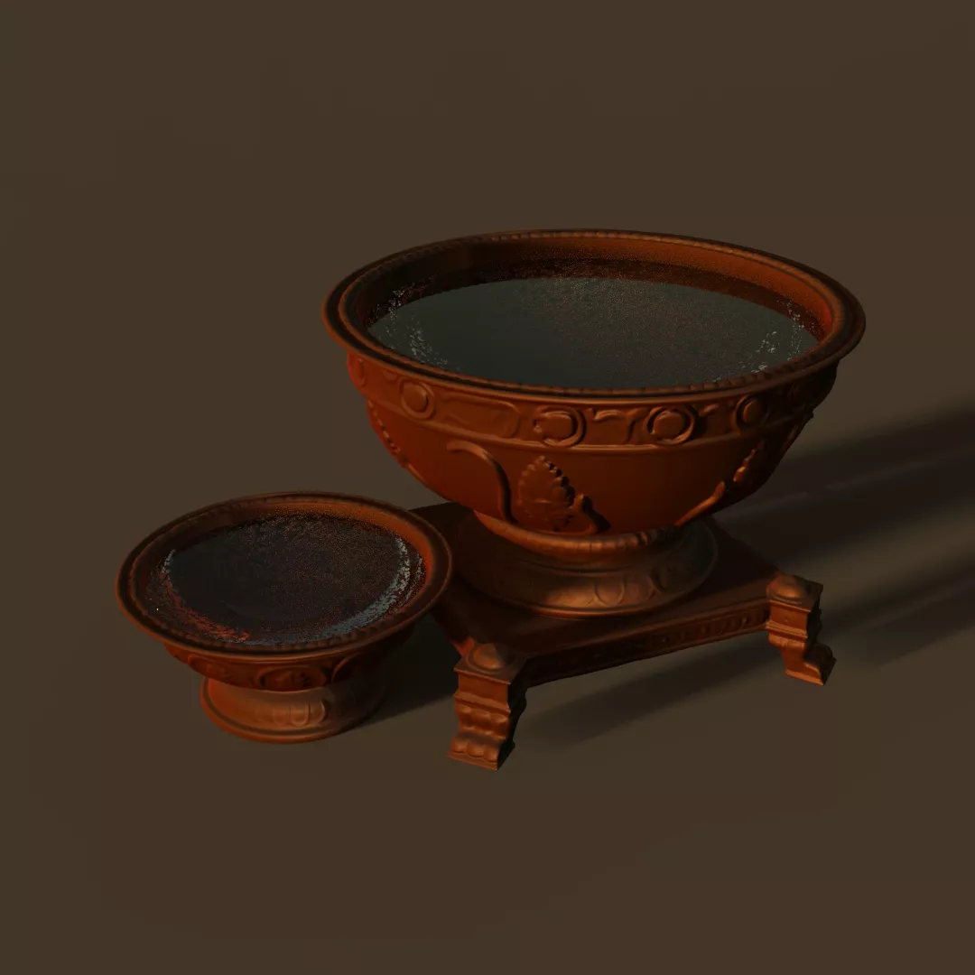 Copper Basin of the Tabernacle Free 3D print model
