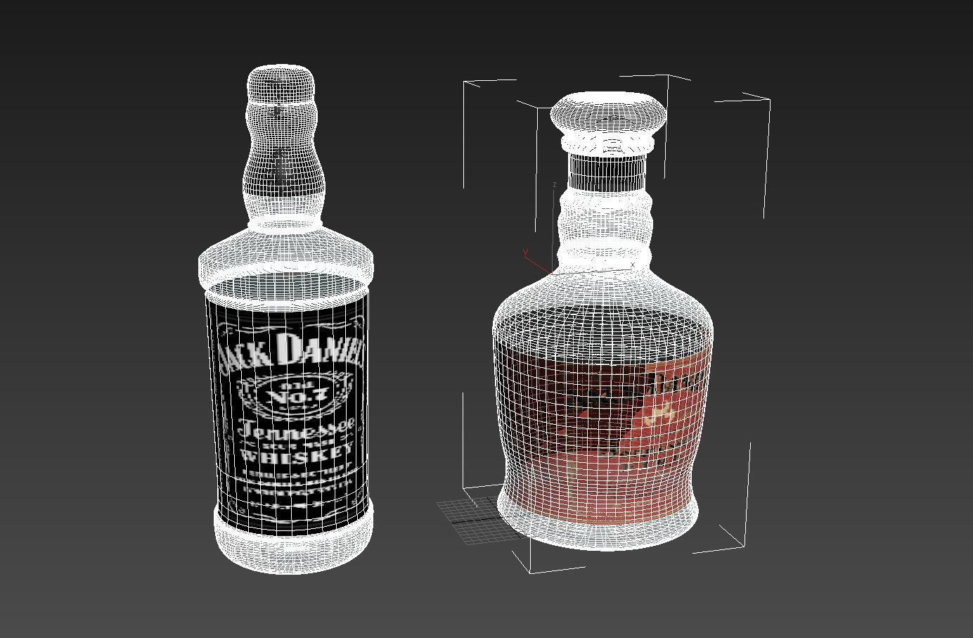 Liquor Bottle 3D model 3D model_5