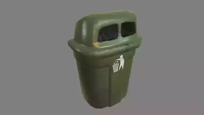 Wall Trash Bin PBR