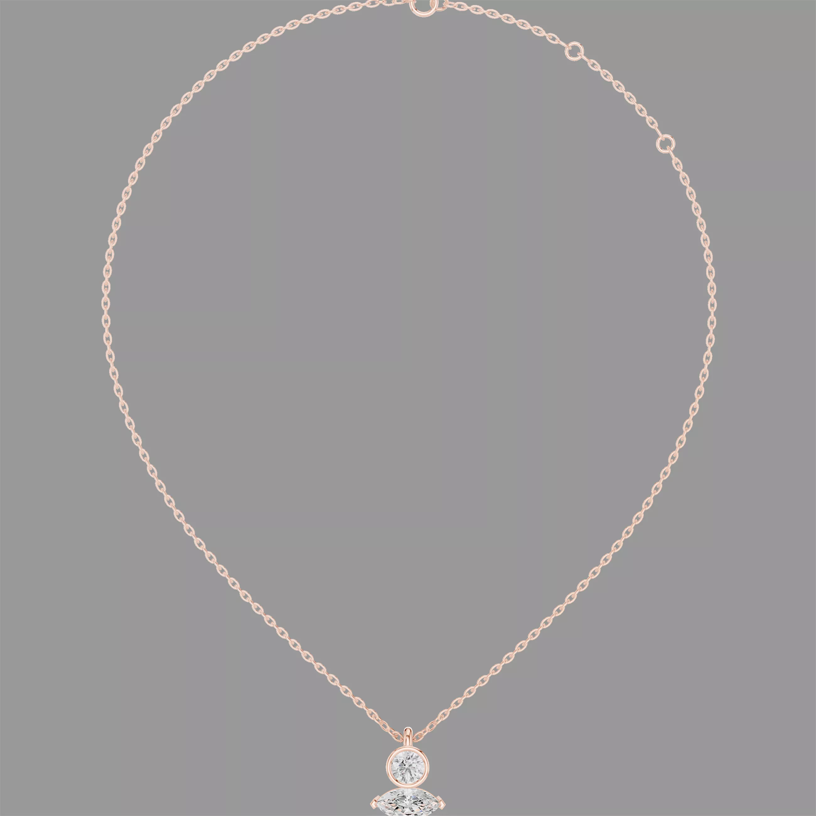 Diamond Necklace 3D print model