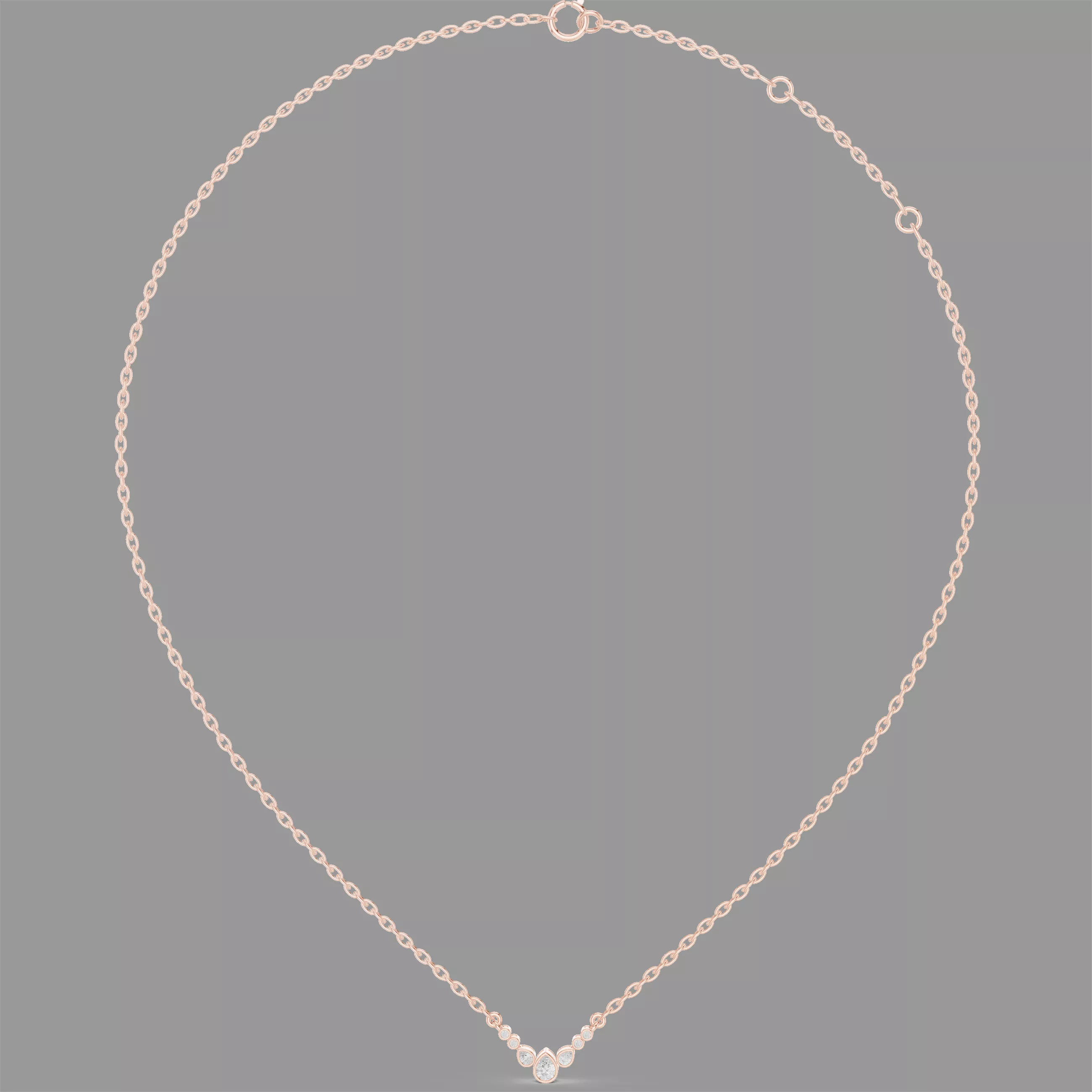 Diamond Necklace 3D print model
