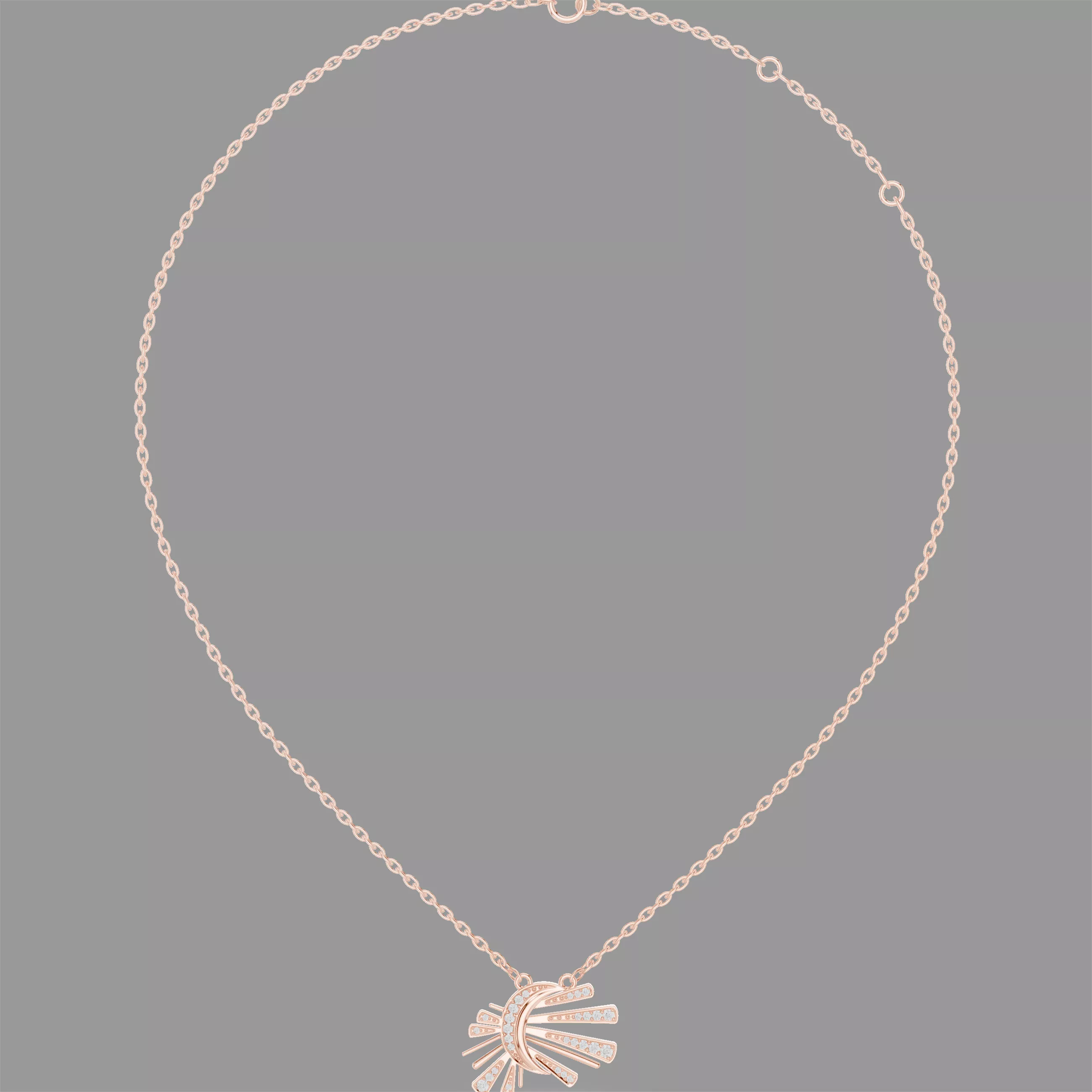 Diamond Necklace 3D print model