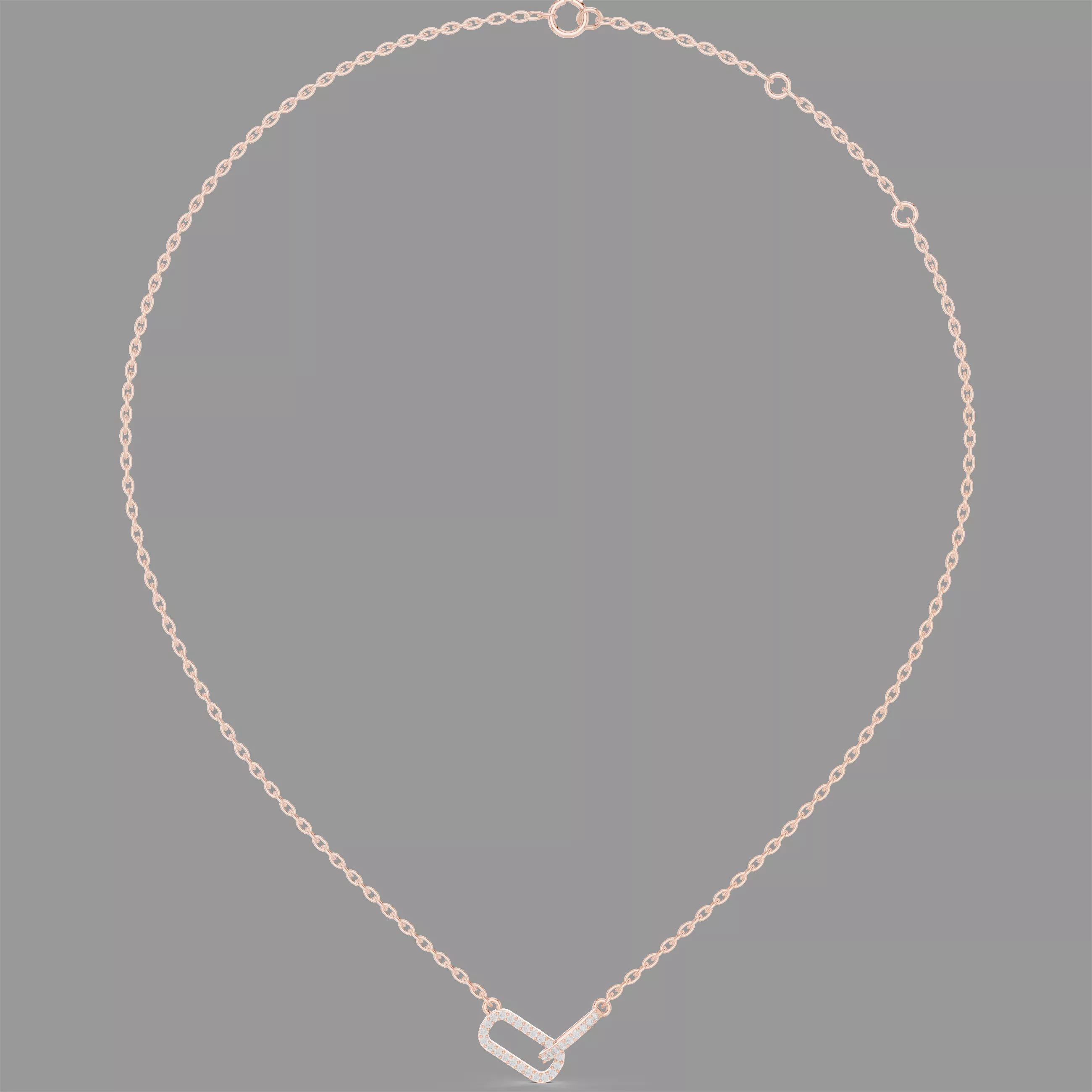 Diamond Necklace 3D print model