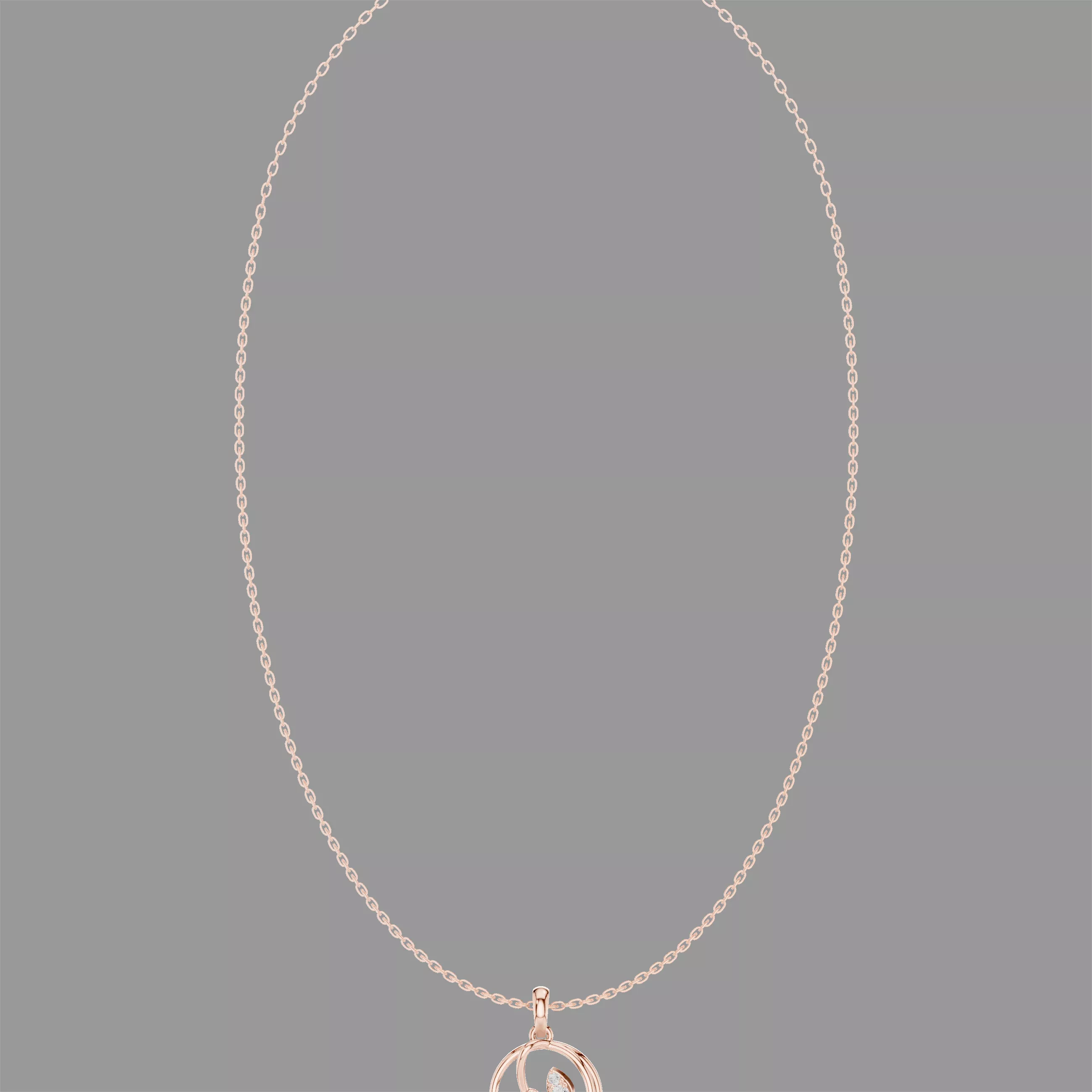 Diamond Necklace 3D print model