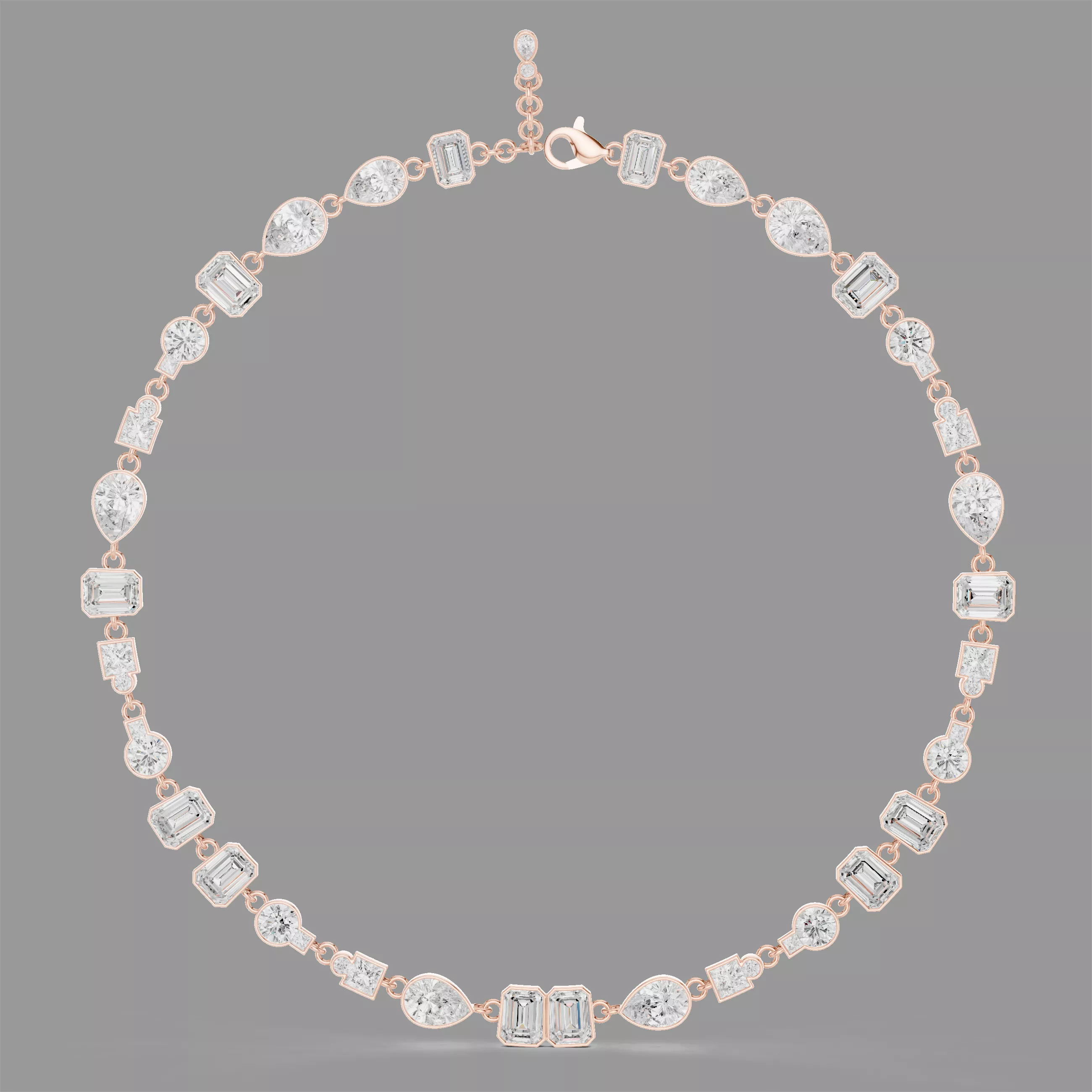 Diamond Necklace 3D print model