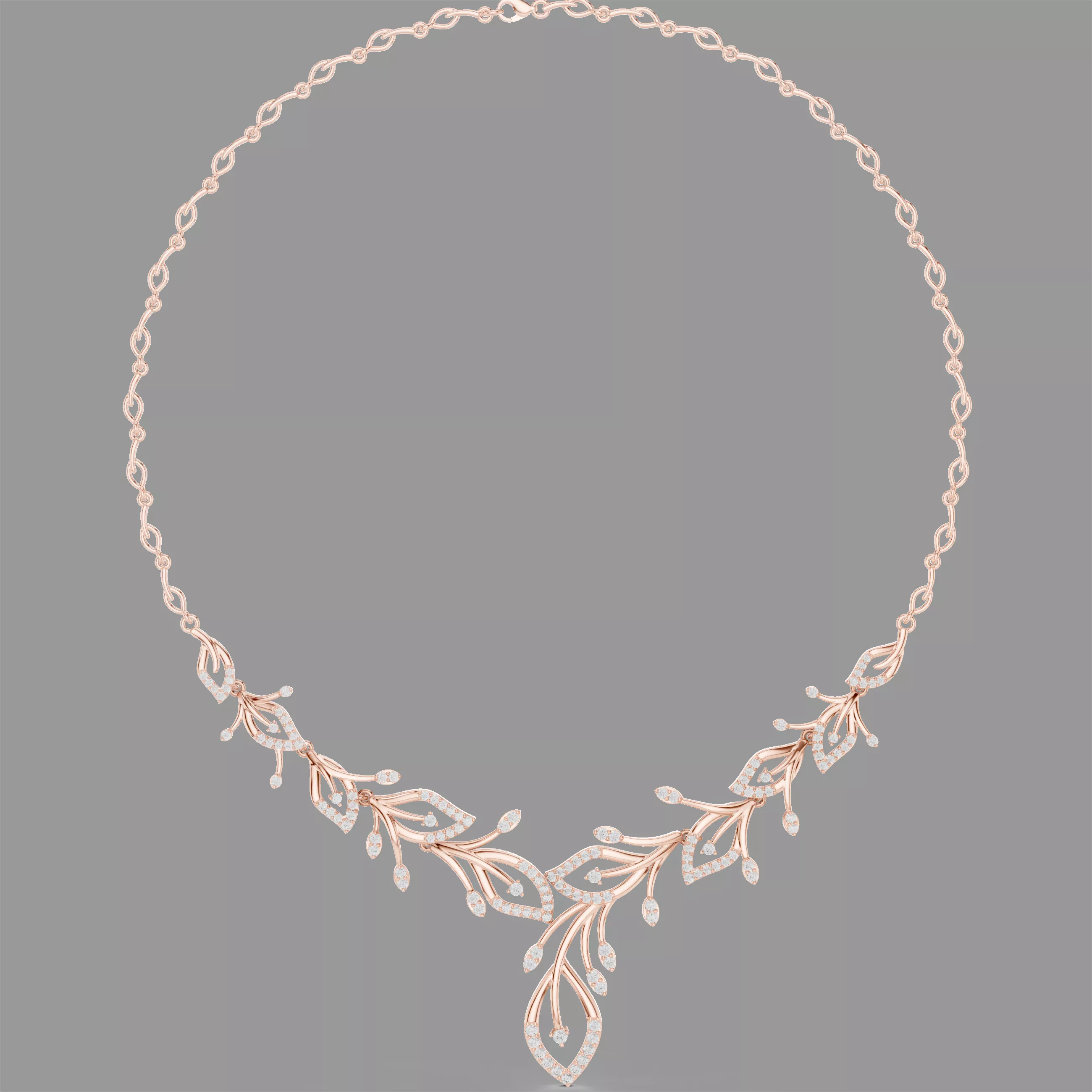 Diamond Necklace 3D print model