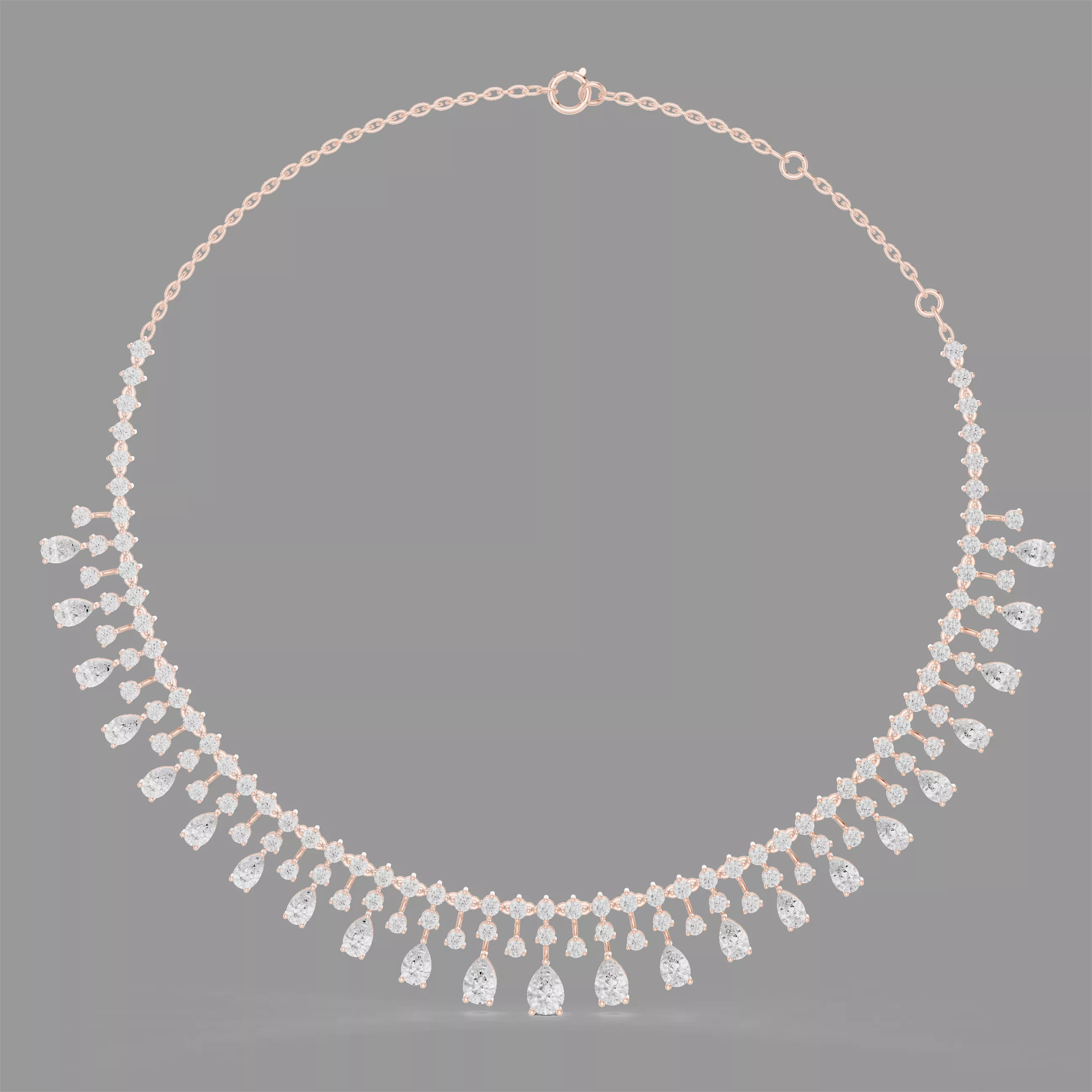 Diamond Necklace 3D print model