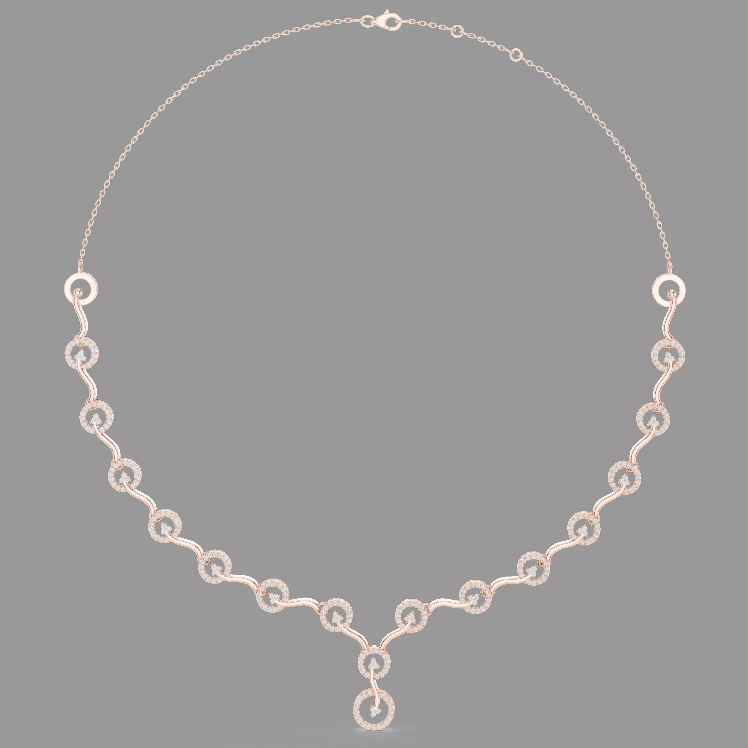 Diamond Necklace 3D print model