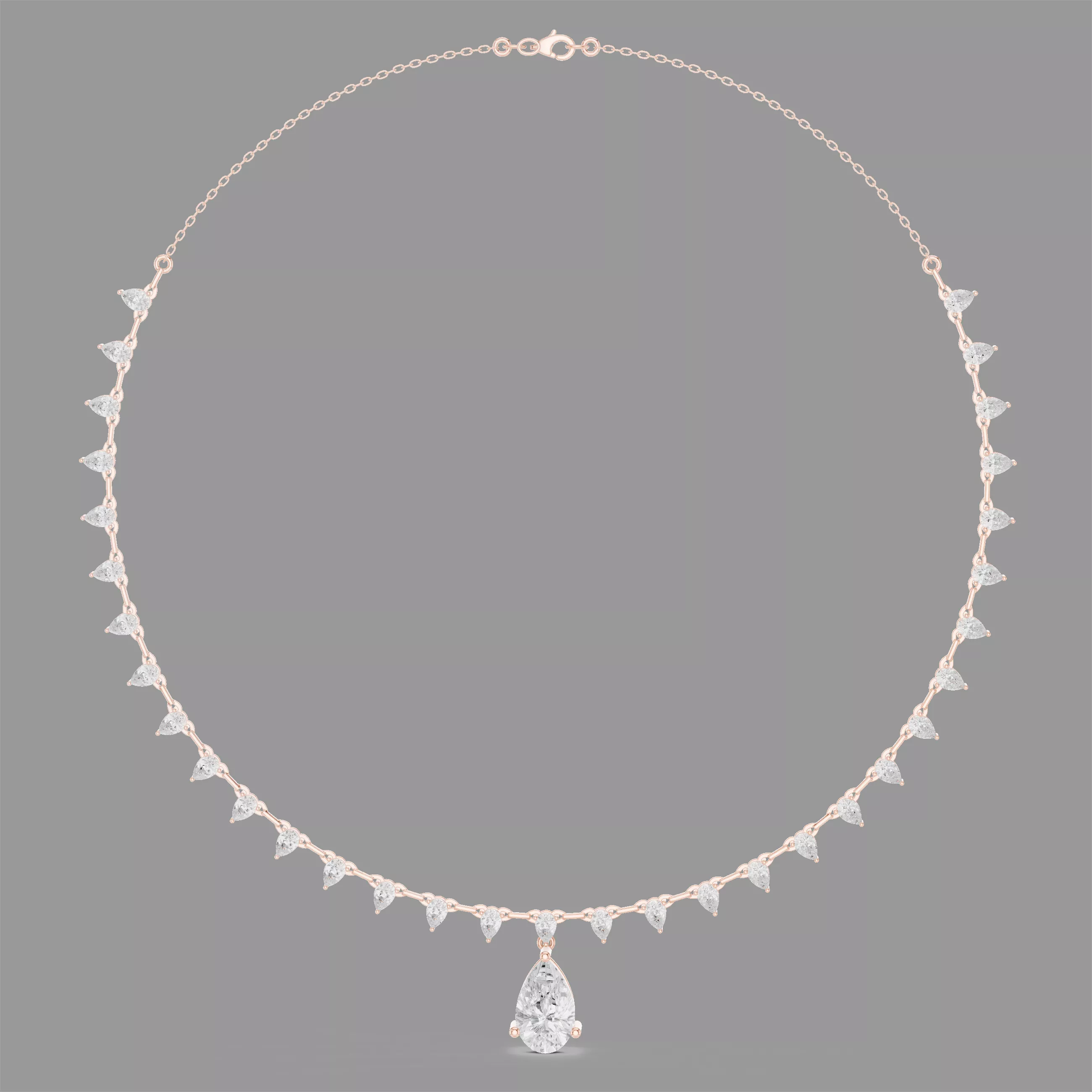 Diamond Necklace 3D print model