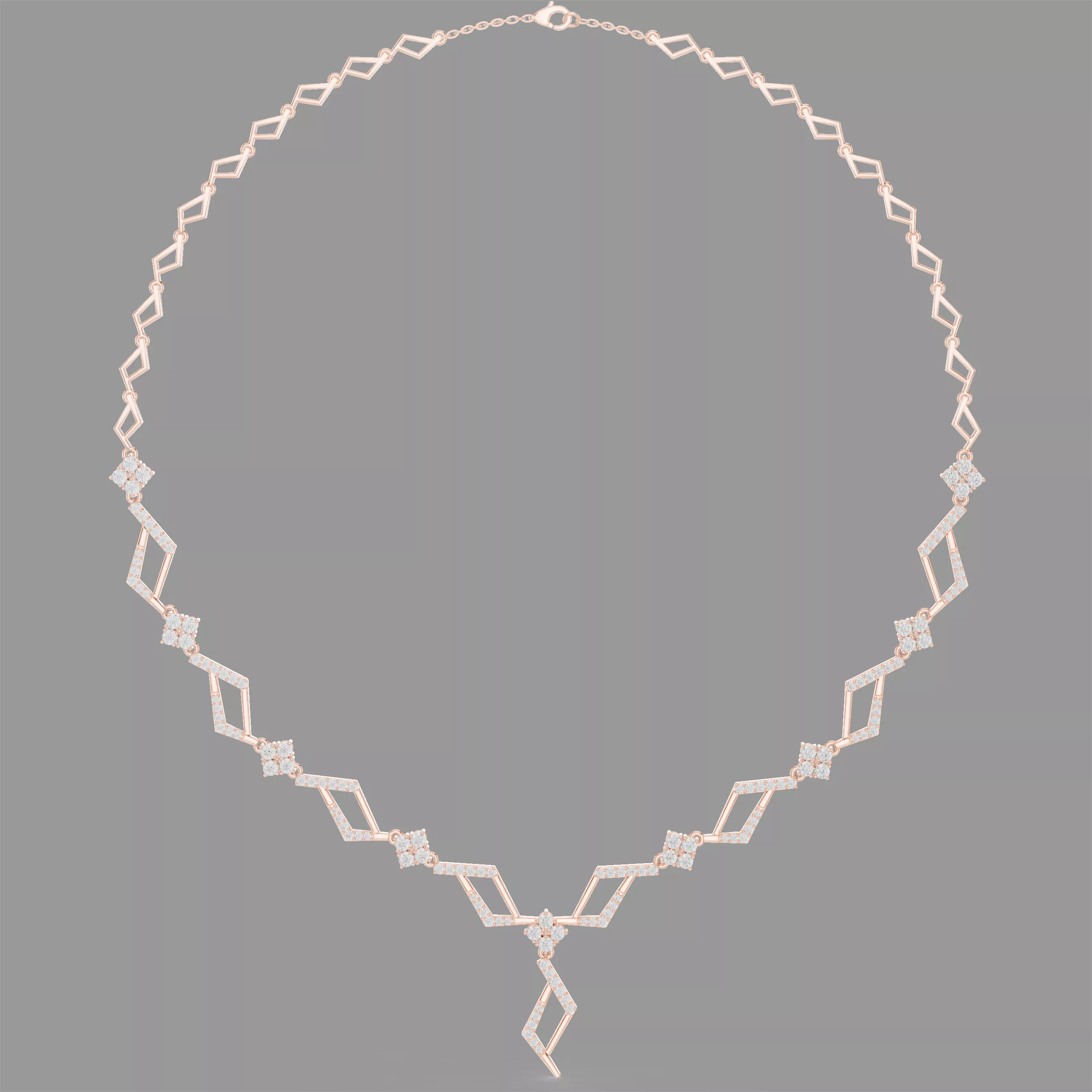 Diamond Necklace 3D print model