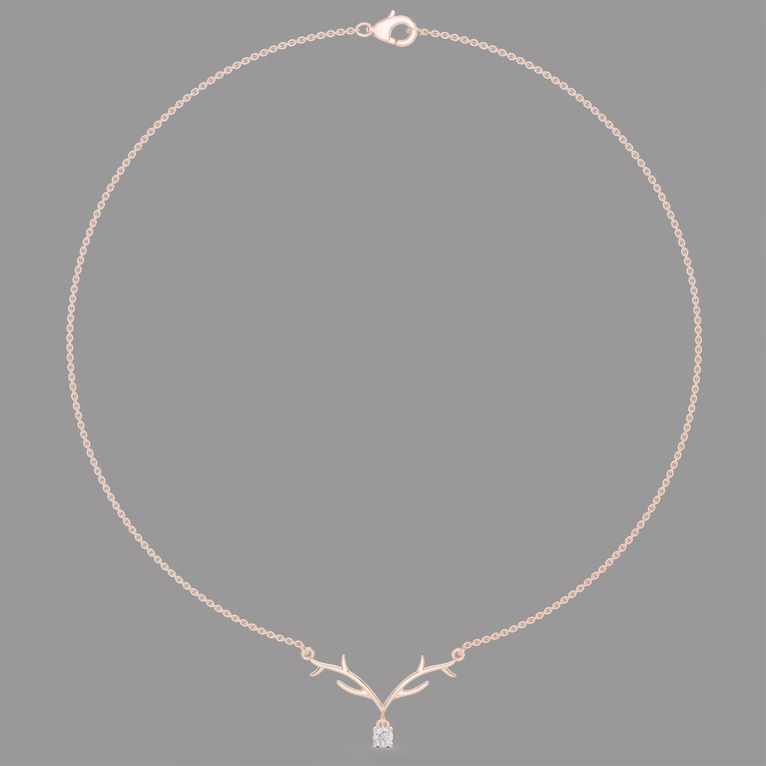Diamond Necklace 3D print model
