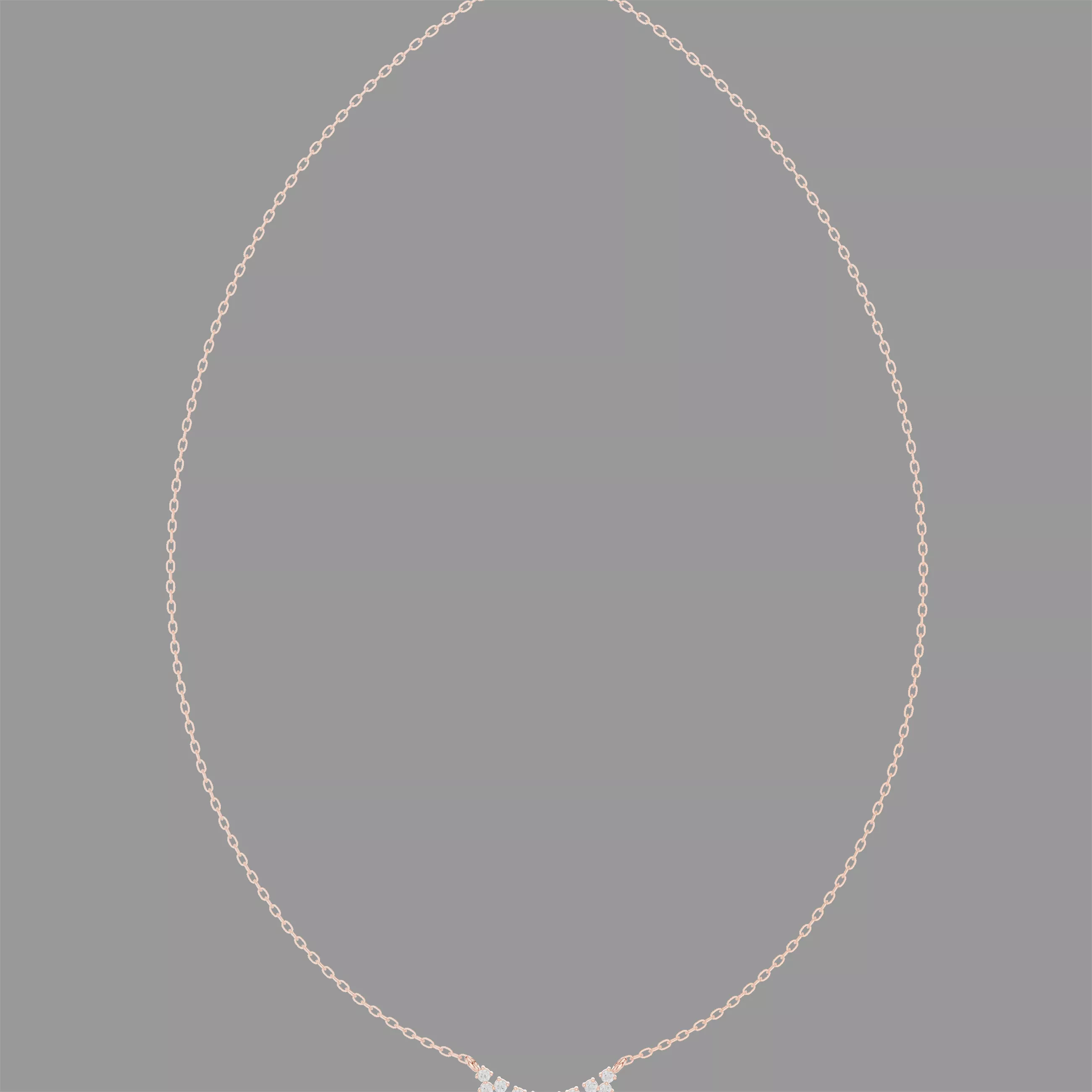 Diamond Necklace 3D print model