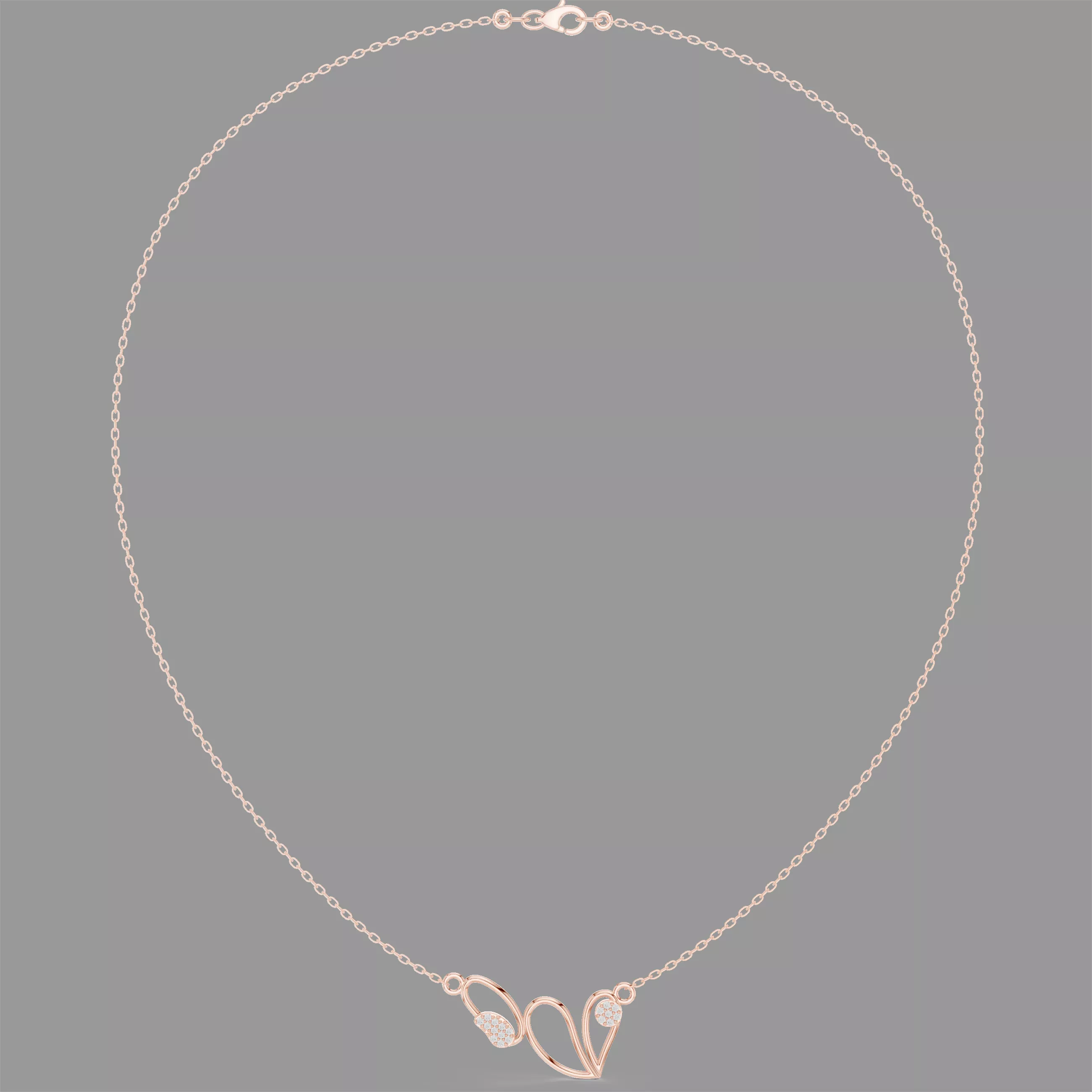 Diamond Necklace 3D print model
