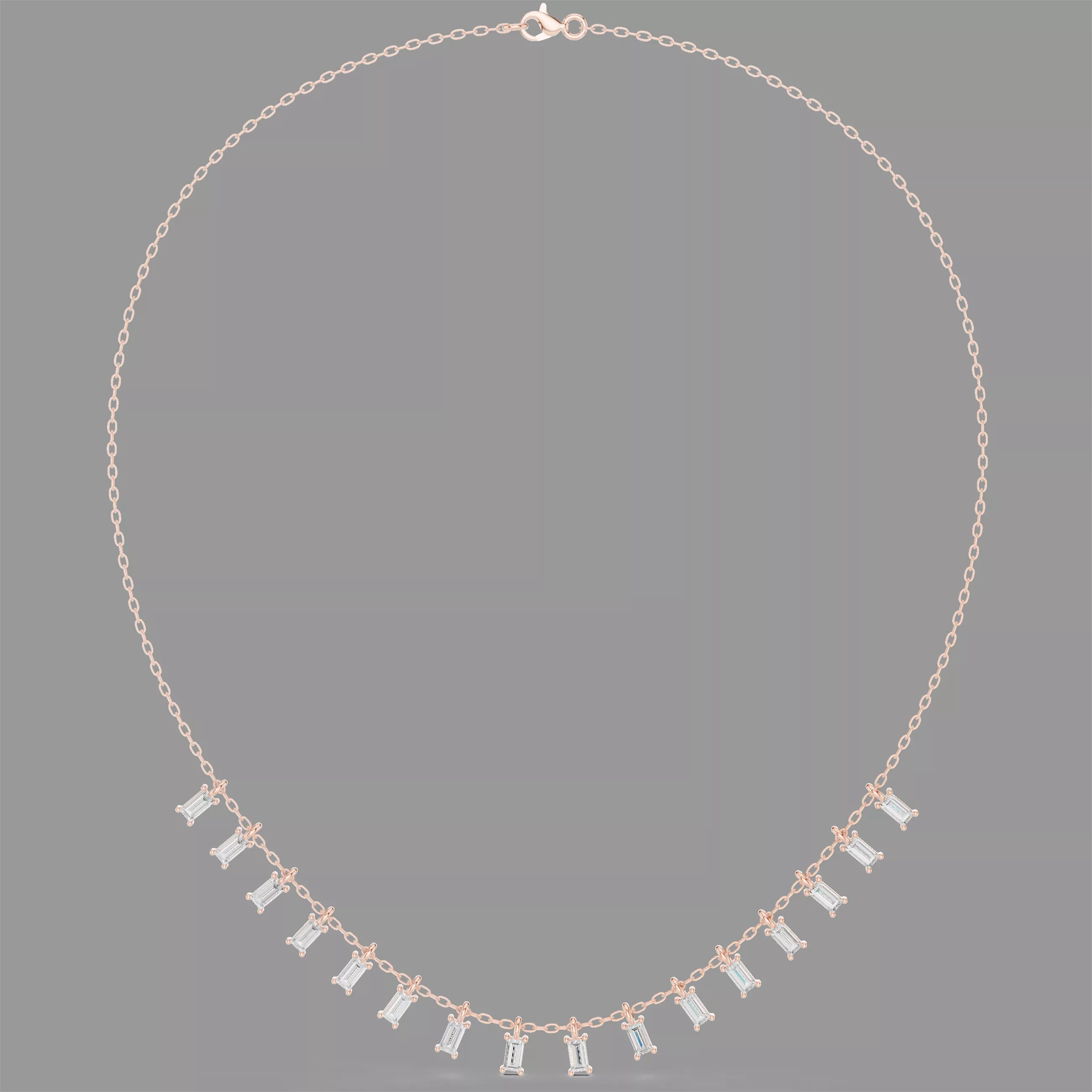 Diamond Necklace 3D print model