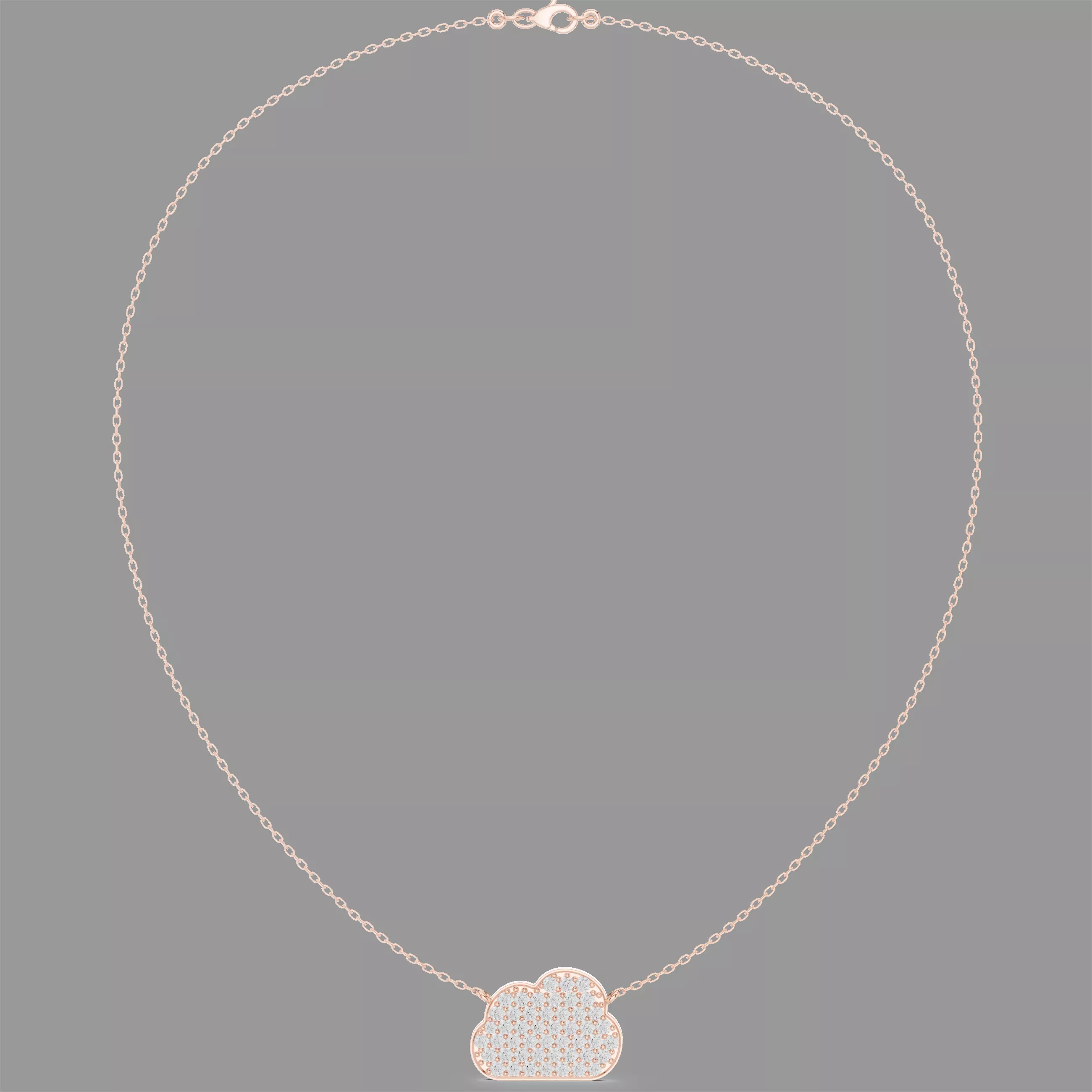Diamond Necklace 3D print model