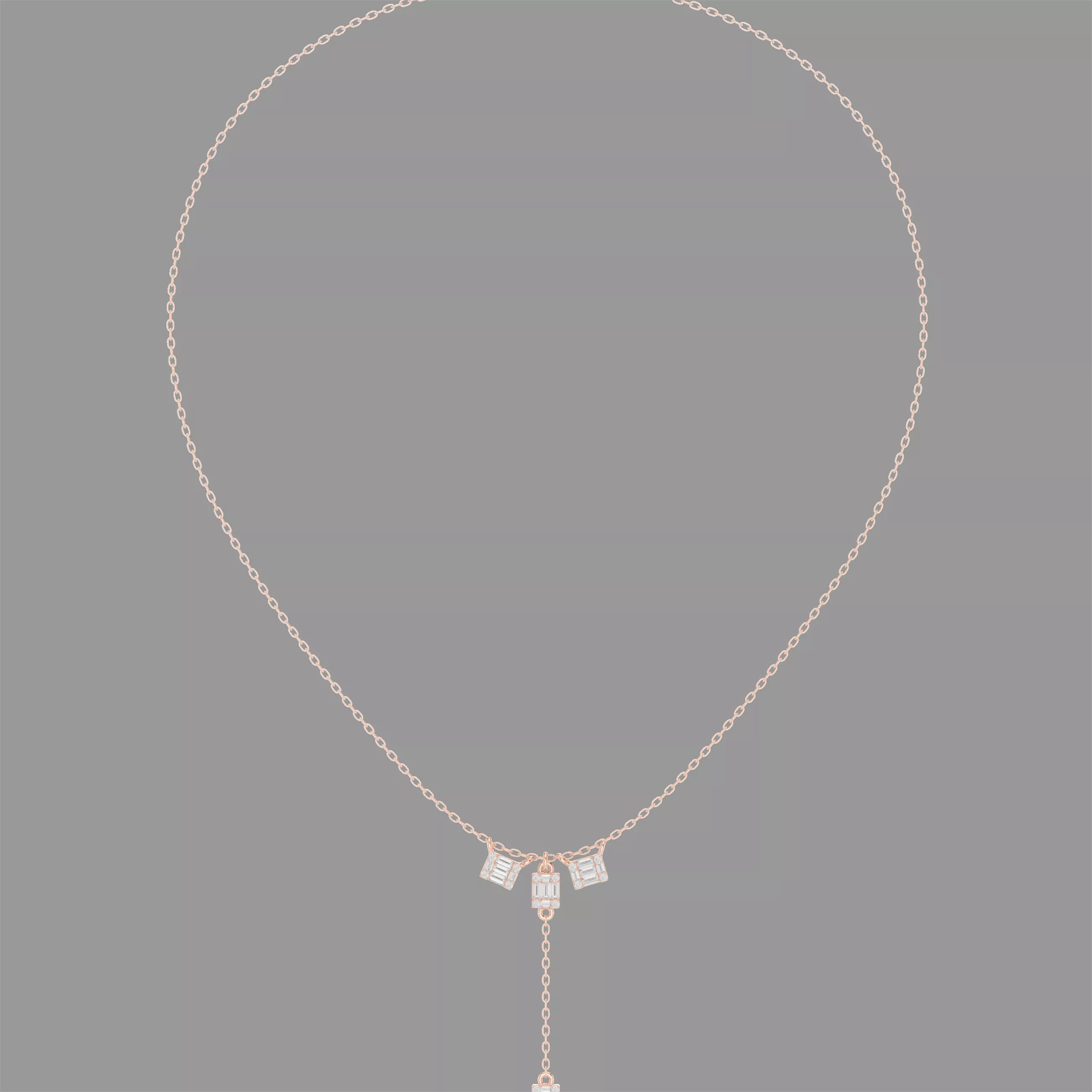 Diamond Necklace 3D print model