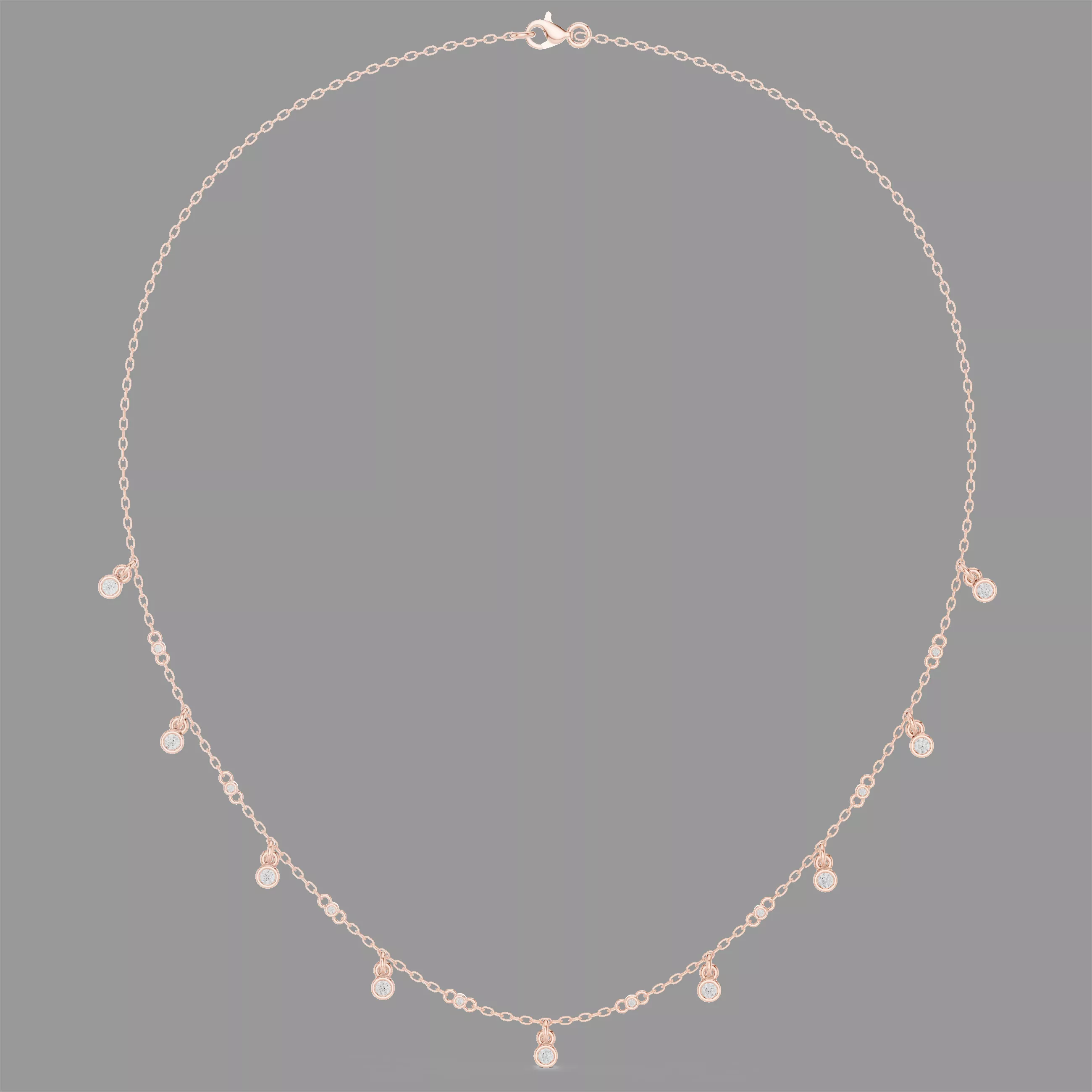 Diamond Necklace 3D print model