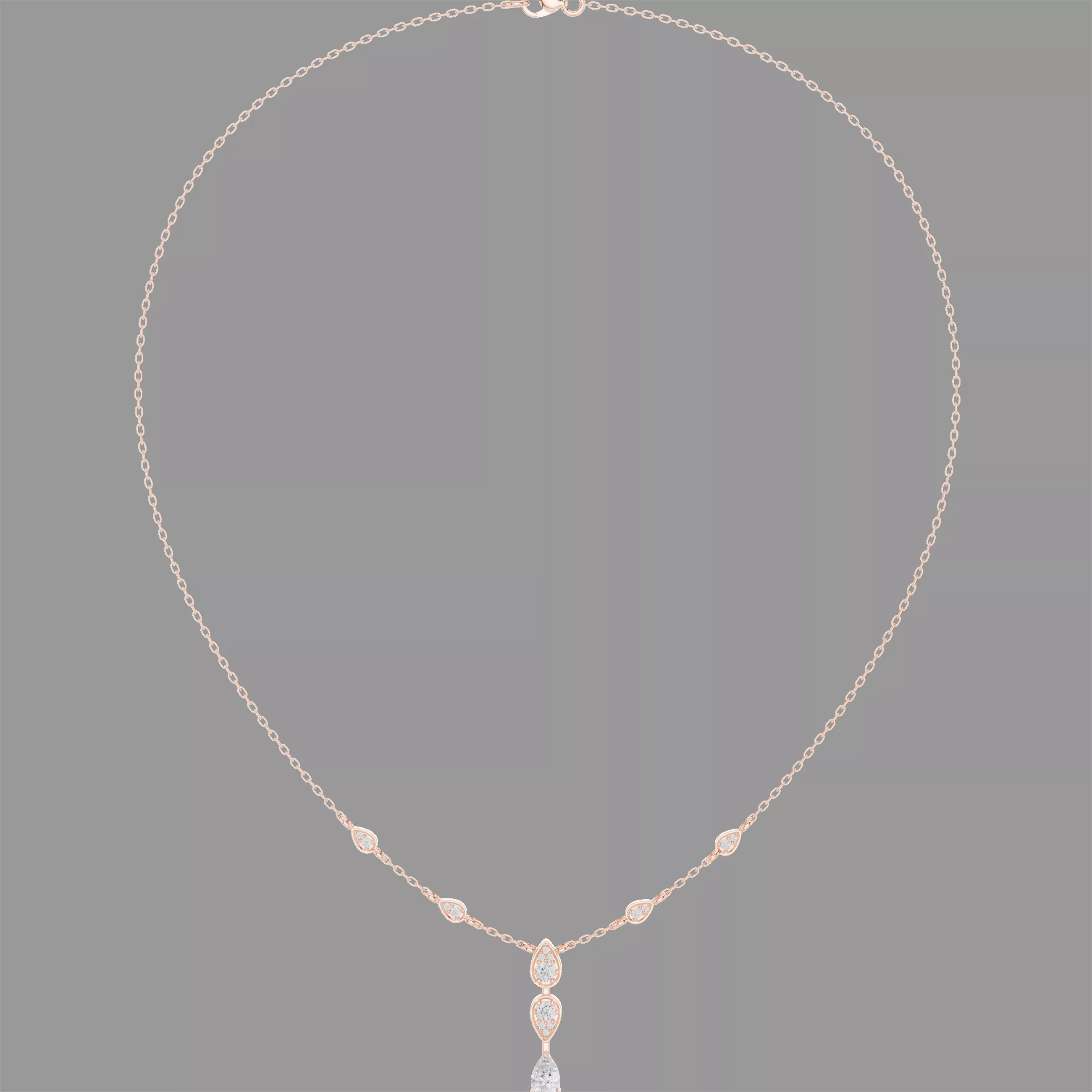 Diamond Necklace 3D print model