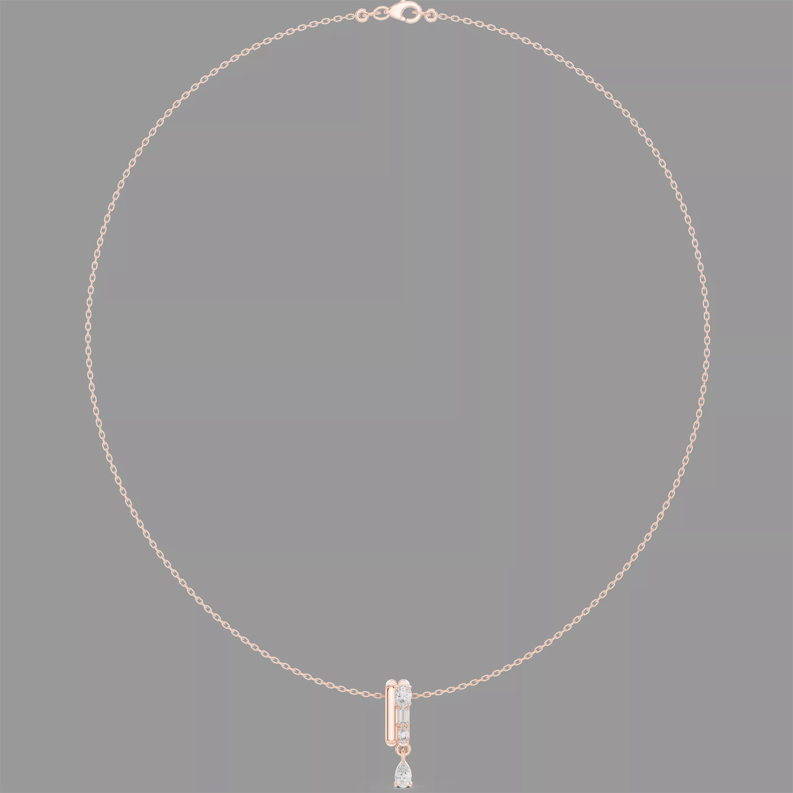 Diamond Necklace 3D print model