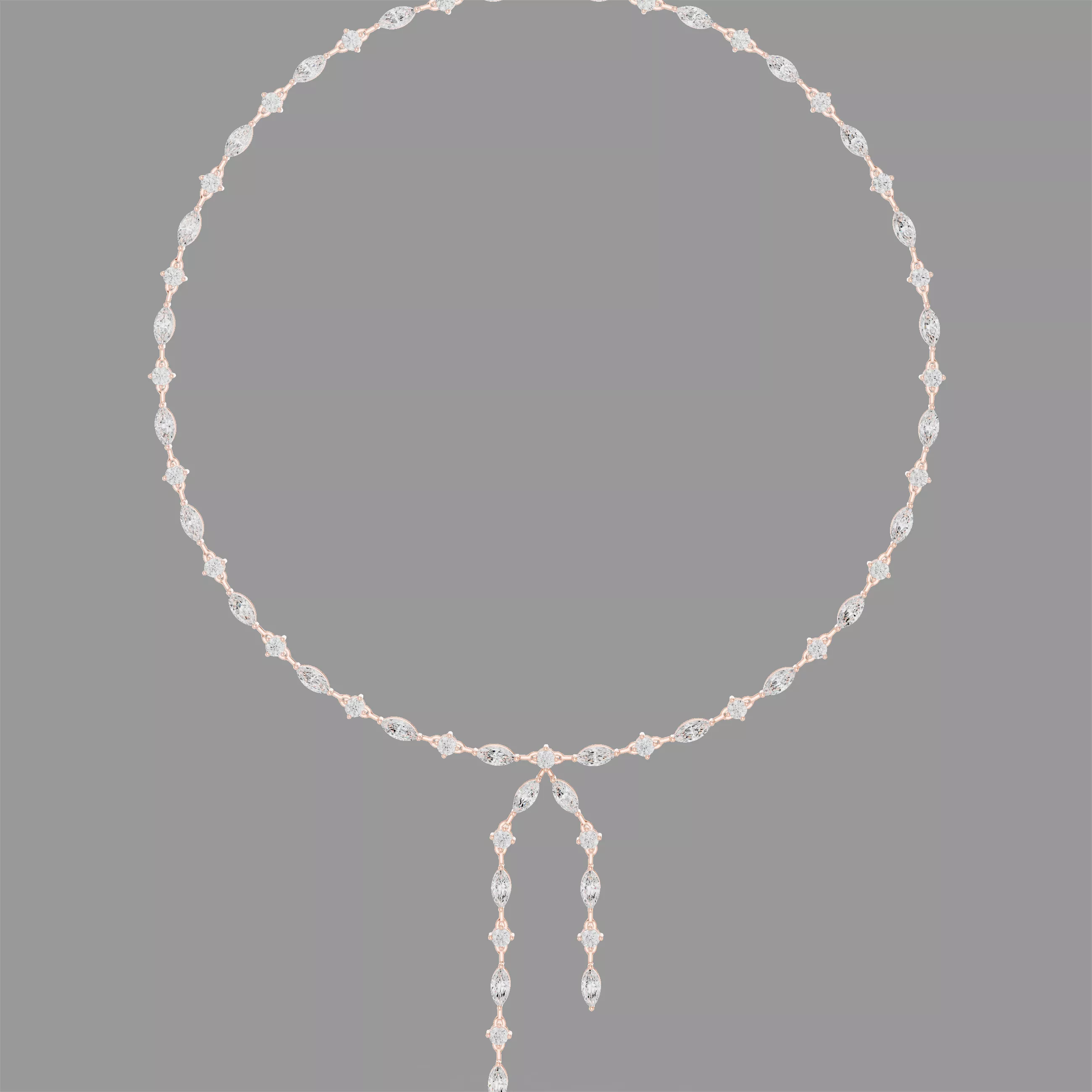 Diamond Necklace 3D print model