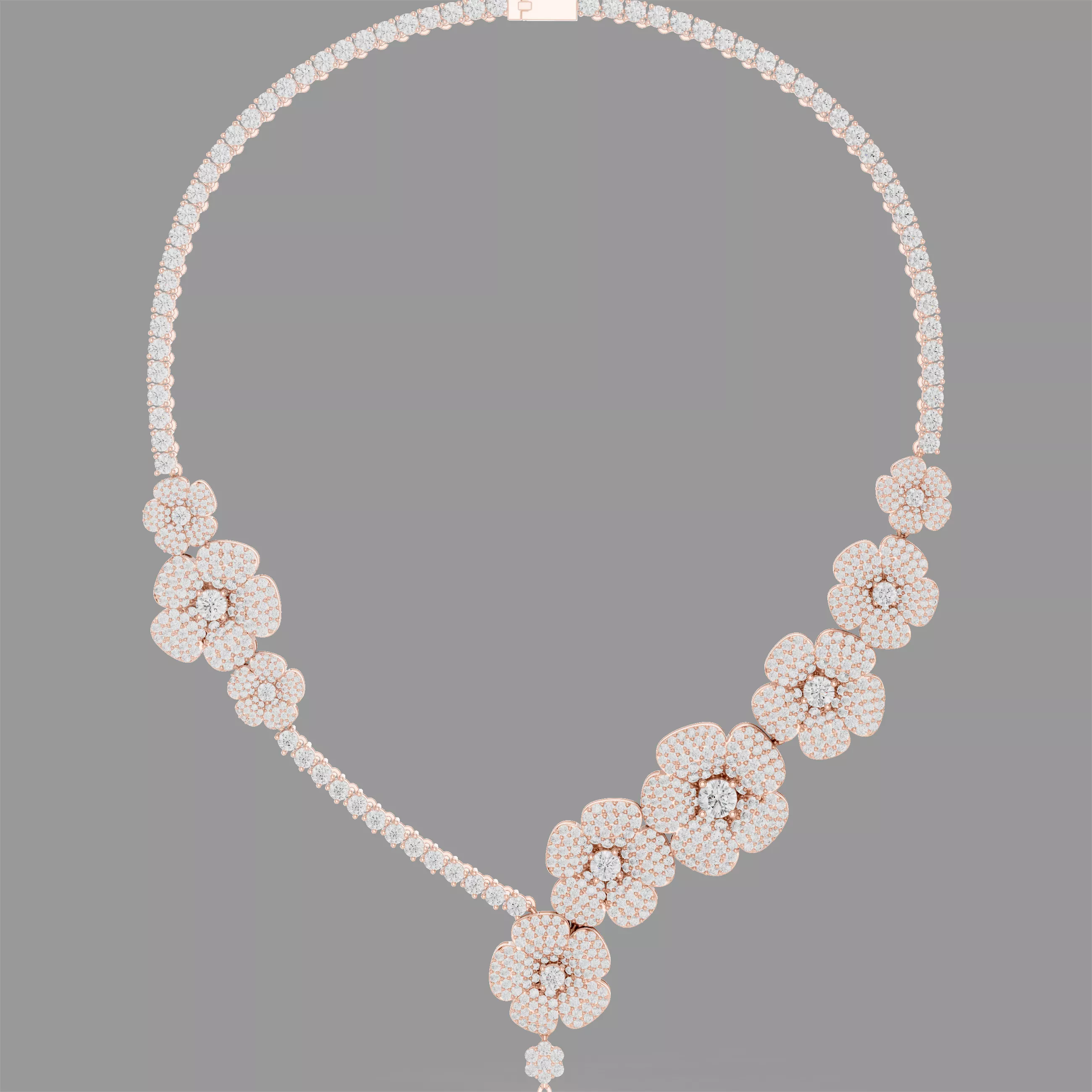 Diamond Necklace 3D print model