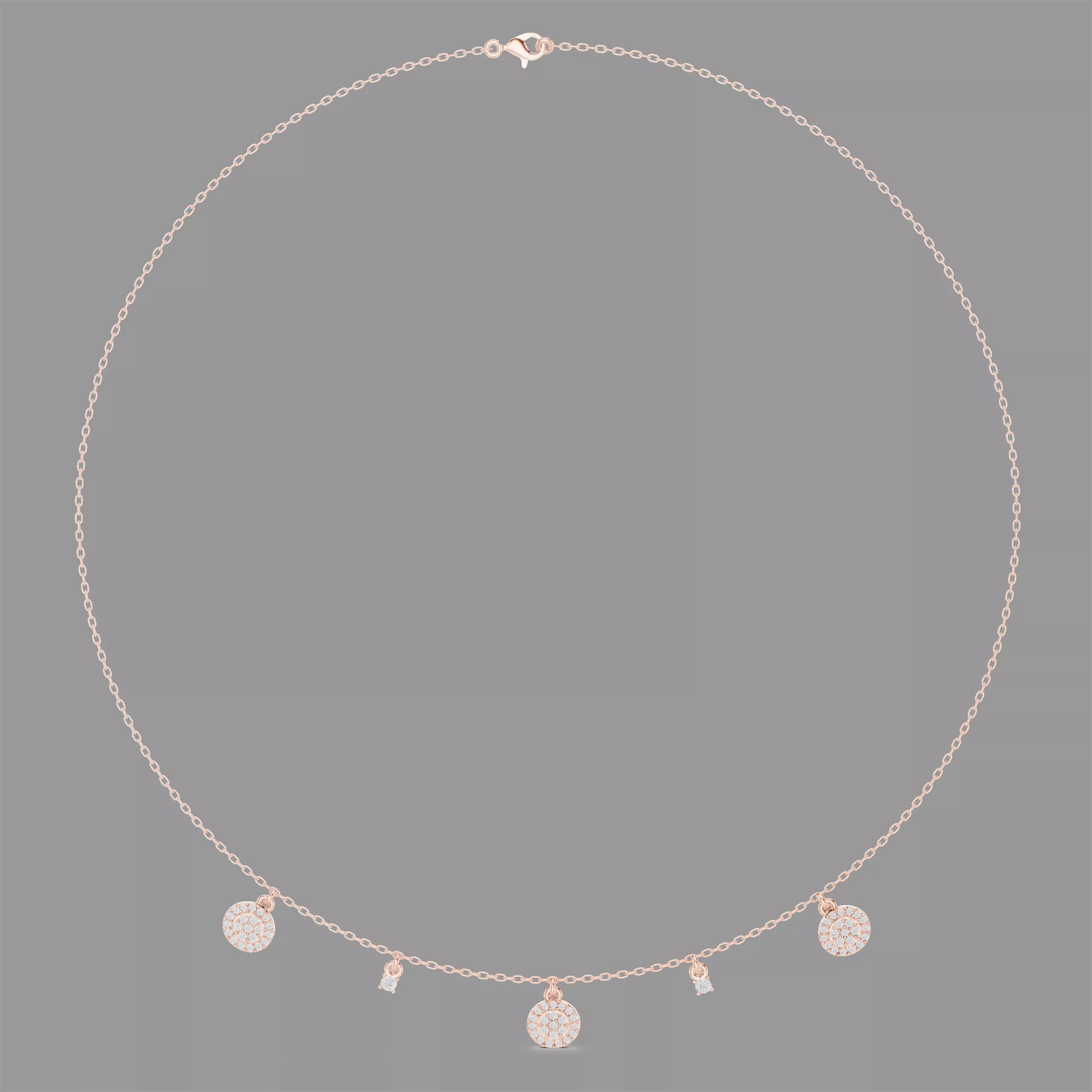 Diamond Necklace 3D print model