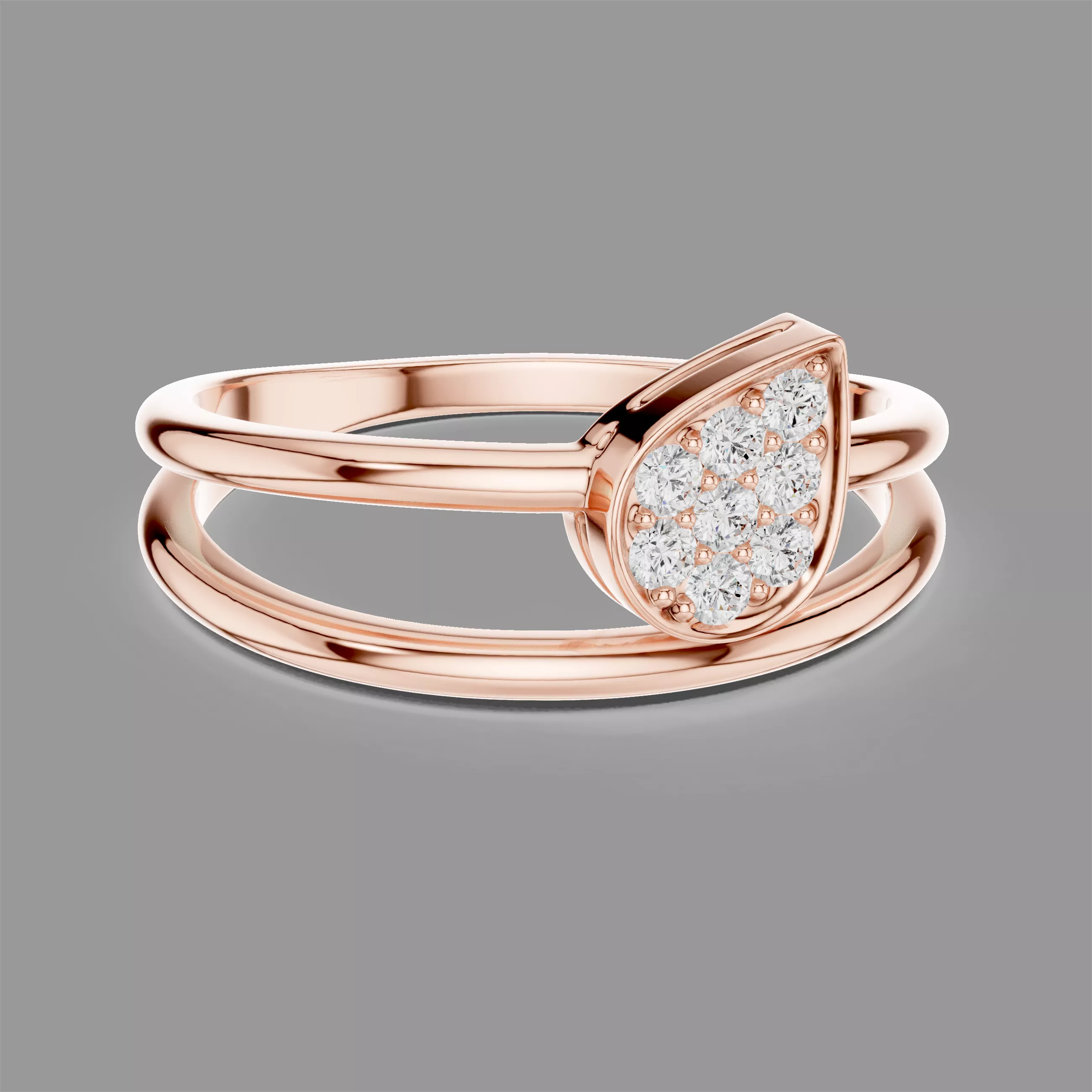 Diamond Ring 3D print model
