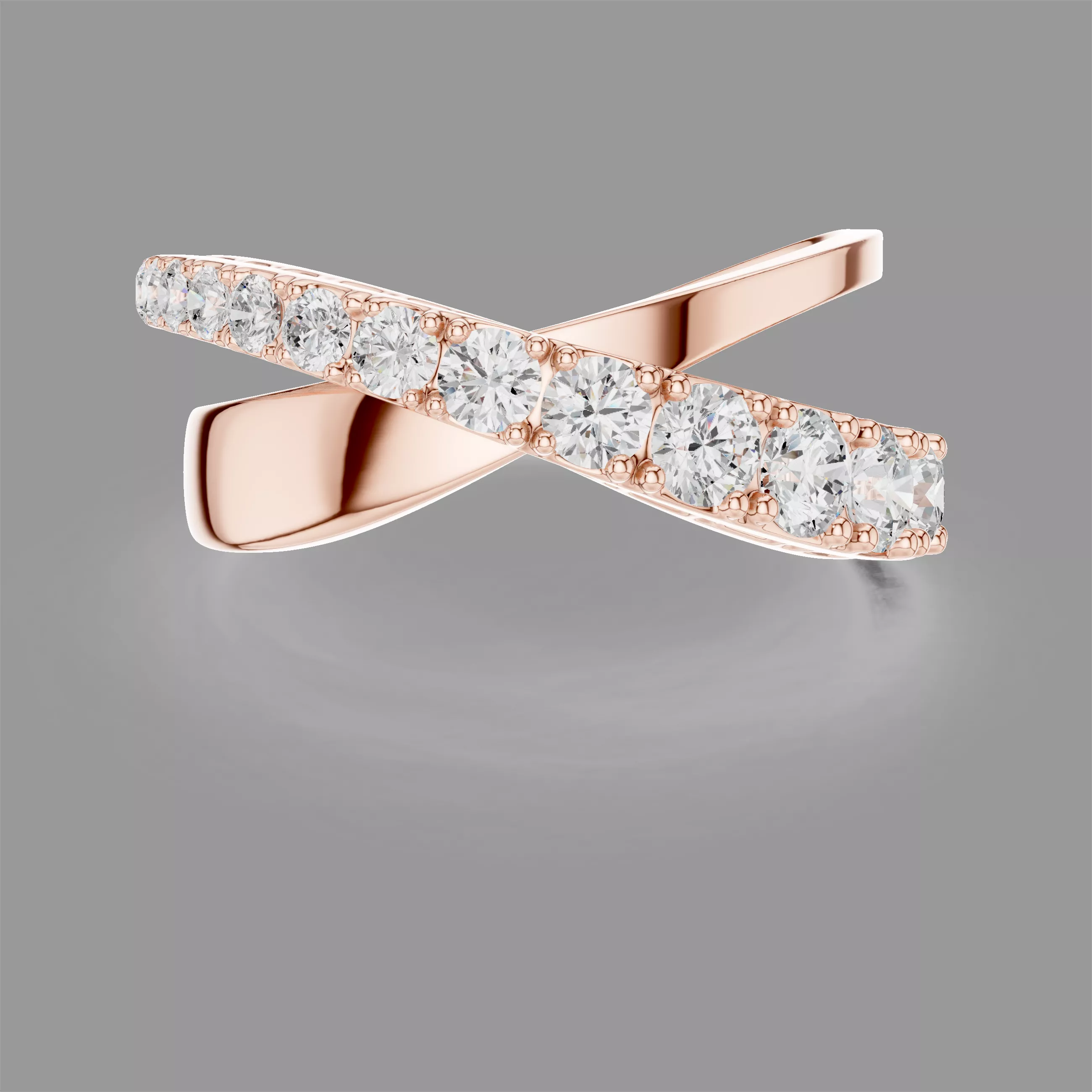 Cocktail Diamond Ring 3D print model