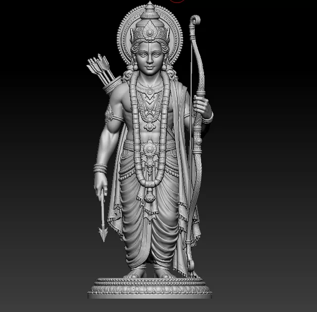 lord ram 3d printed model 3D print model