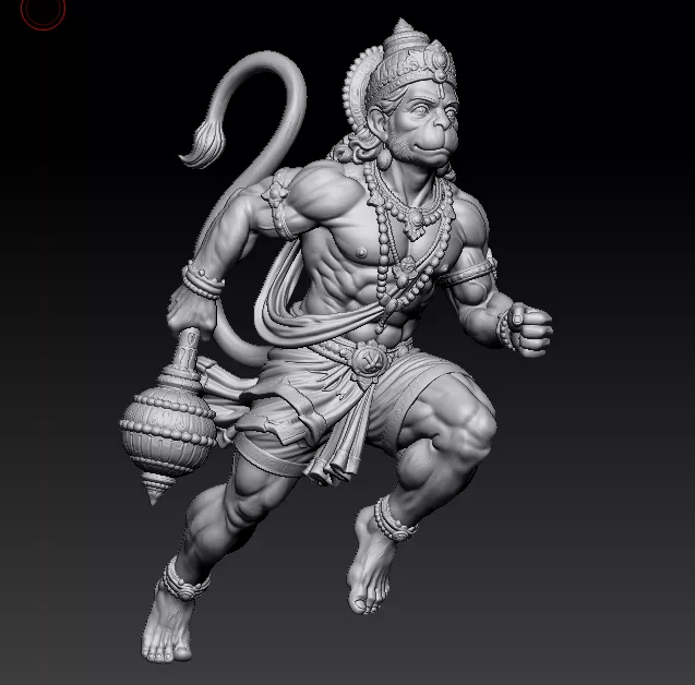 hanuman unique 3d printed model 3D print model