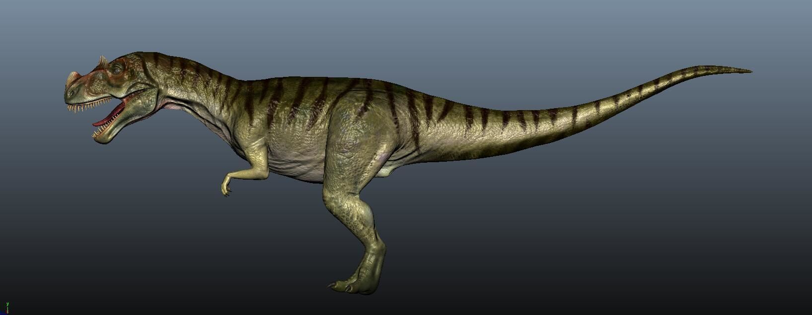 Ceratosaurus dinosaur 3D model_4