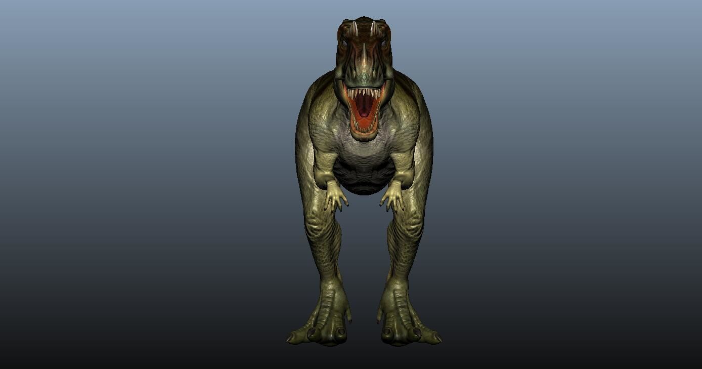 Ceratosaurus dinosaur 3D model_2