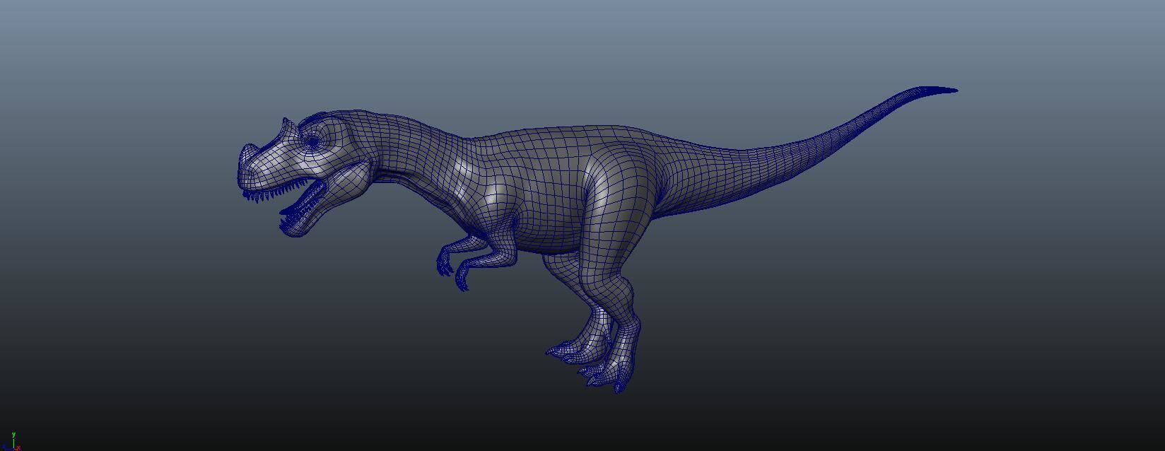 Ceratosaurus dinosaur 3D model_6