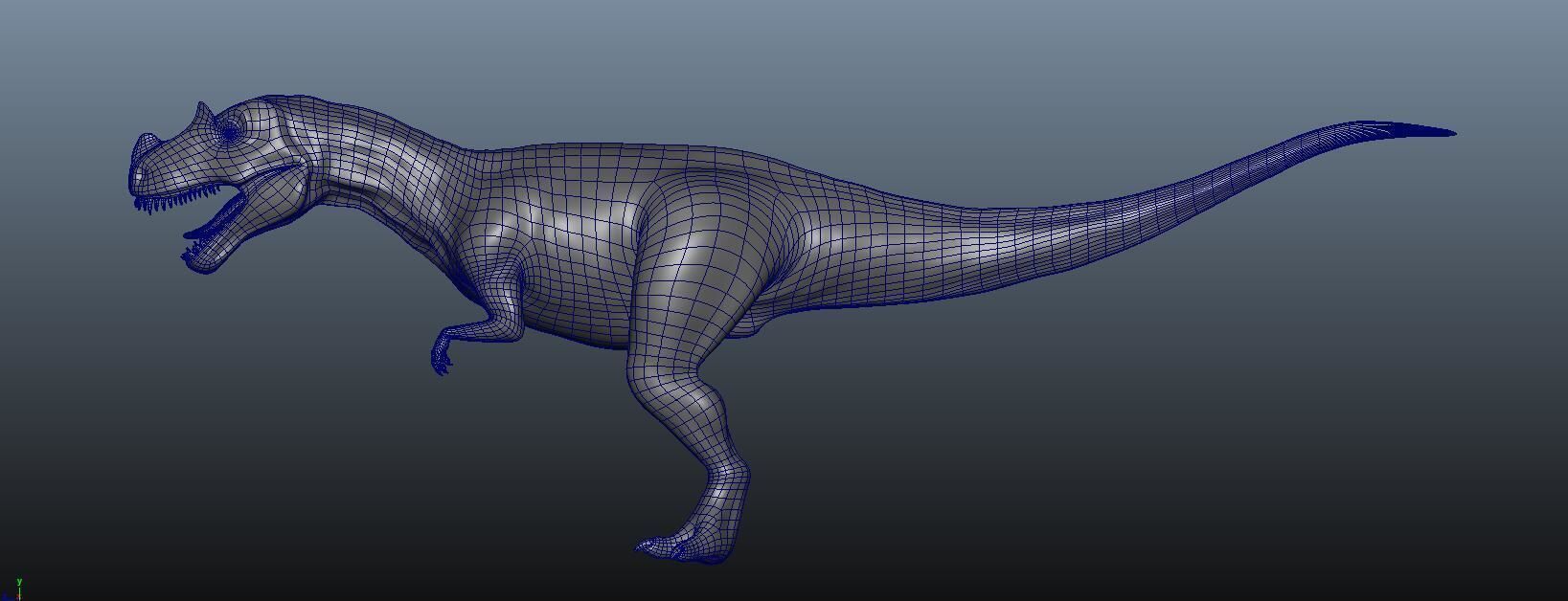 Ceratosaurus dinosaur 3D model_8