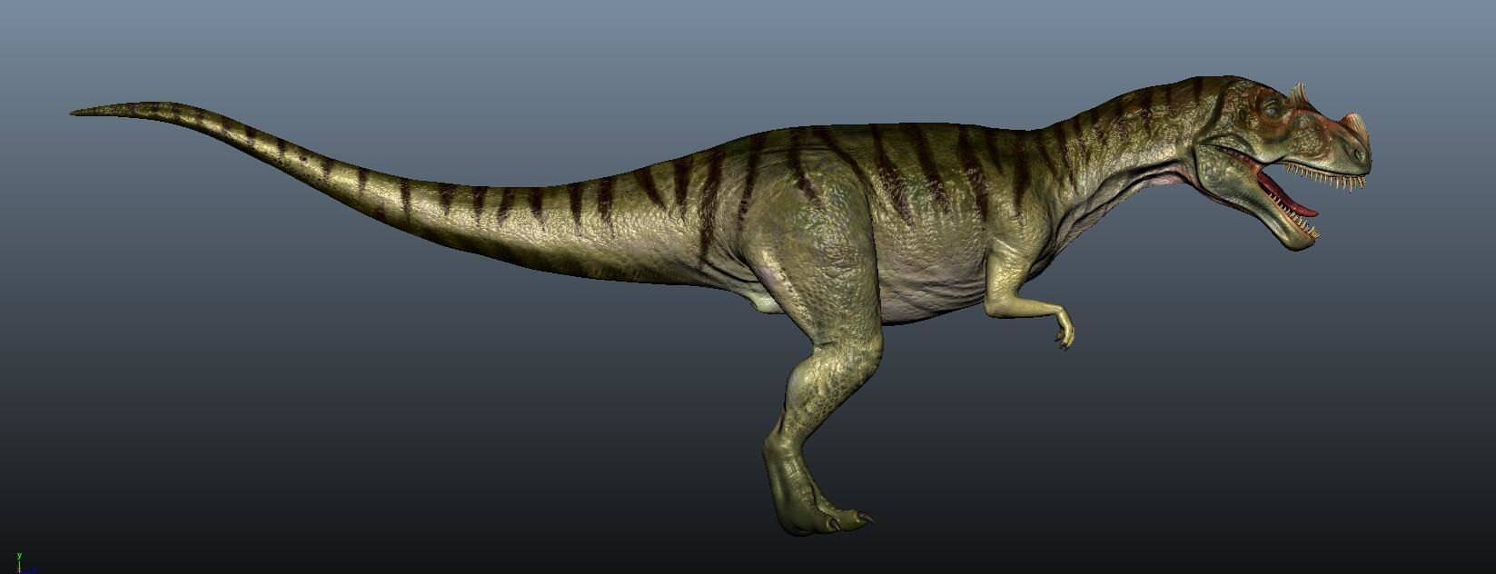 Ceratosaurus dinosaur 3D model_1