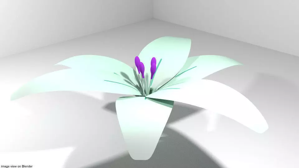 Flower - Lily 3D model