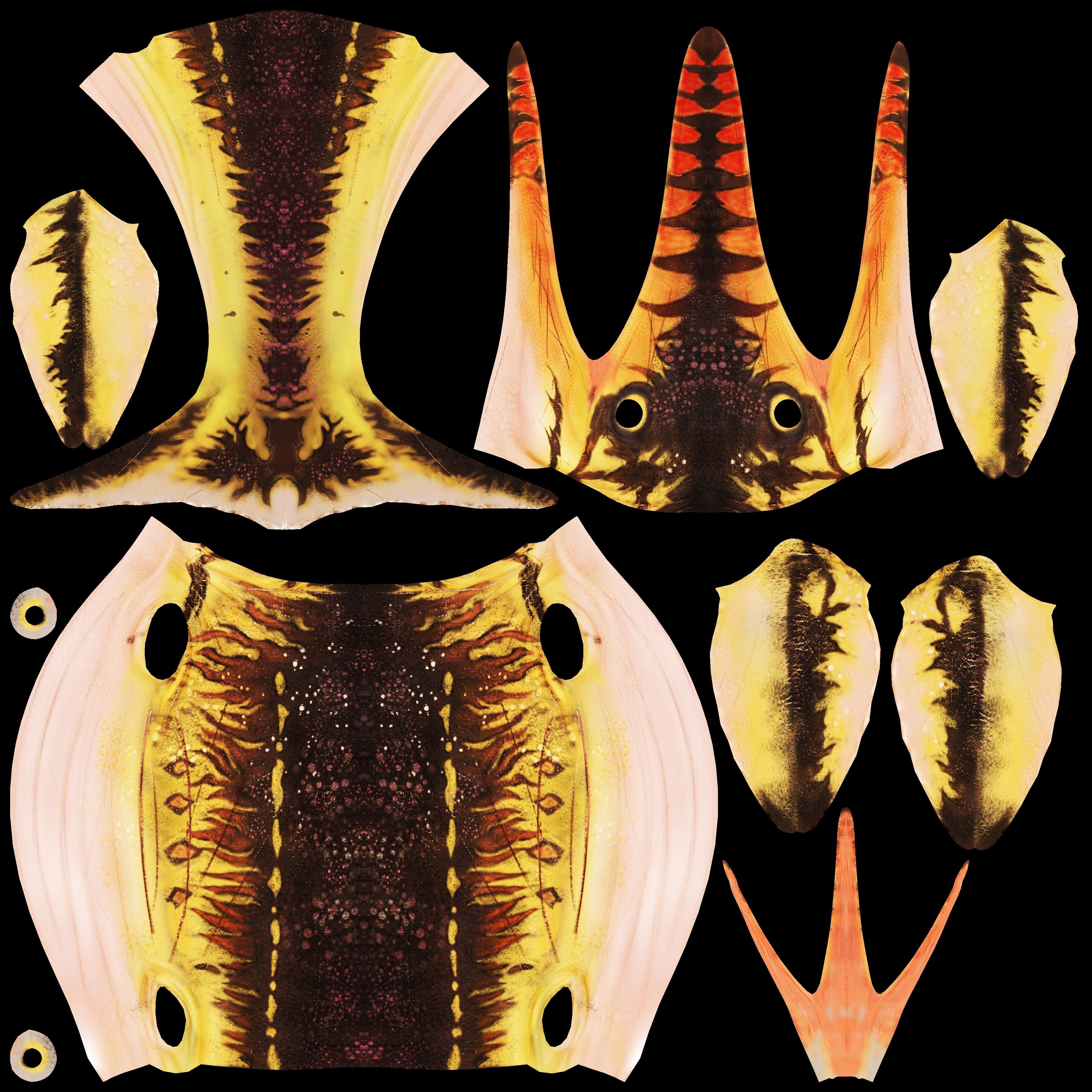 Shonisaurus dinosaur 3D model_11