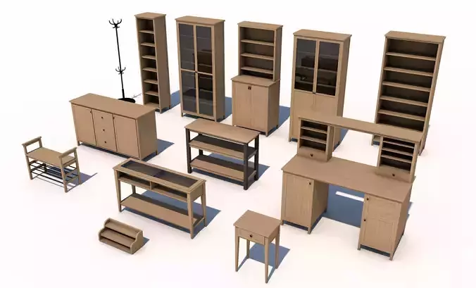 Low Poly UV Mapped Furniture pack