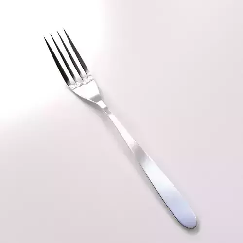 Forks silver fork 3D model