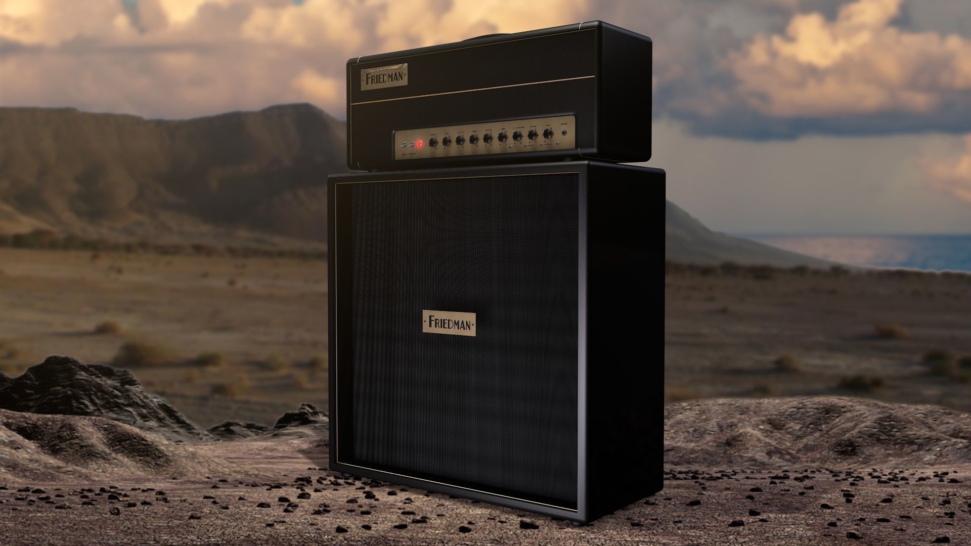 Friedman BE-100 Amp 3D model_9