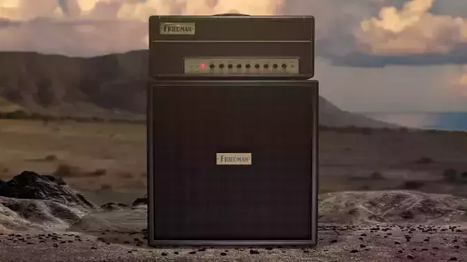 Friedman BE-100 Amp 3D model