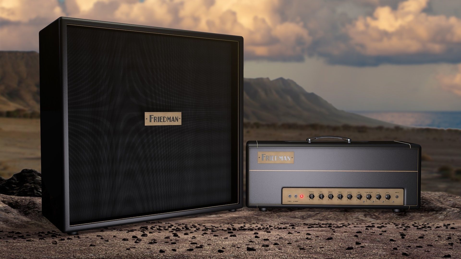 Friedman BE-100 Amp 3D model_4