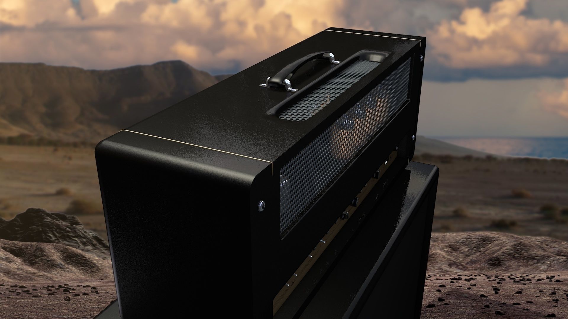 Friedman BE-100 Amp 3D model_7