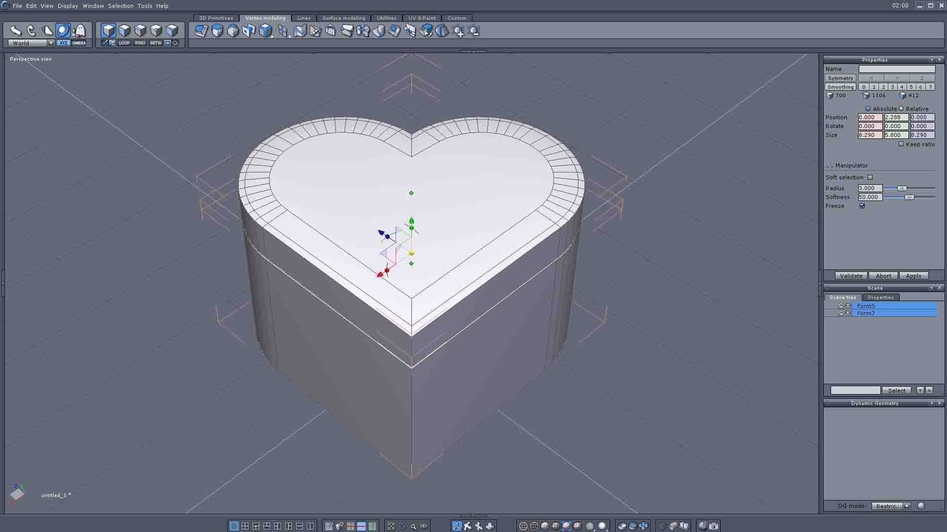 Heart-Shaped Gift Box Free 3D model_1